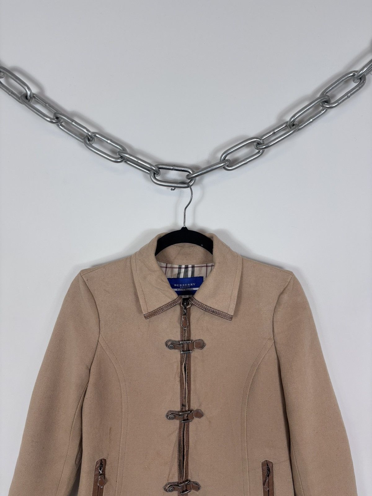 Burberry Burberry Blue Label Women’s Vintage Camel Wool Blend Jacket Size S / US 4 / IT 40 - 4 Thumbnail