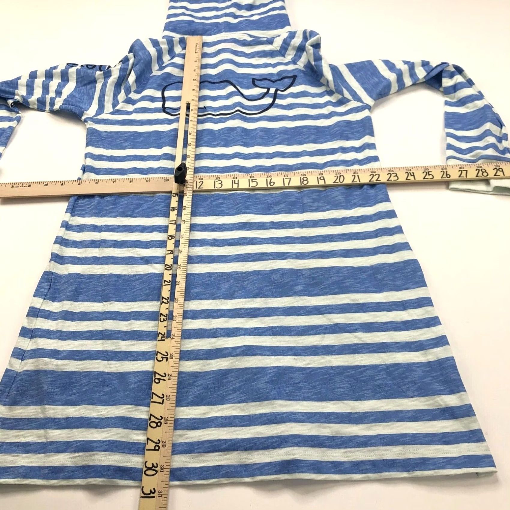 Vineyard Vines VINEYARD VINES XS MINT Blue Women's Hoodie Tunic Dress Cover Up Beach Shirt Size XS / US 0-2 / IT 36-38 - 4 Thumbnail