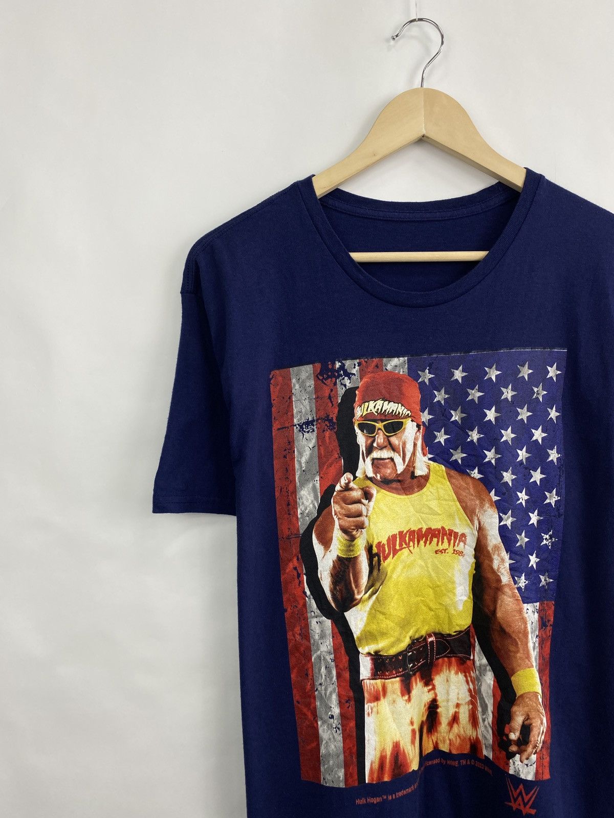 WWE 🇺🇸🔥 Vintage Y2K Hulk Hogan T-Shirt Hulkmania Rare Retro Hype Size US L / EU 52-54 / 3 - 2 Thumbnail