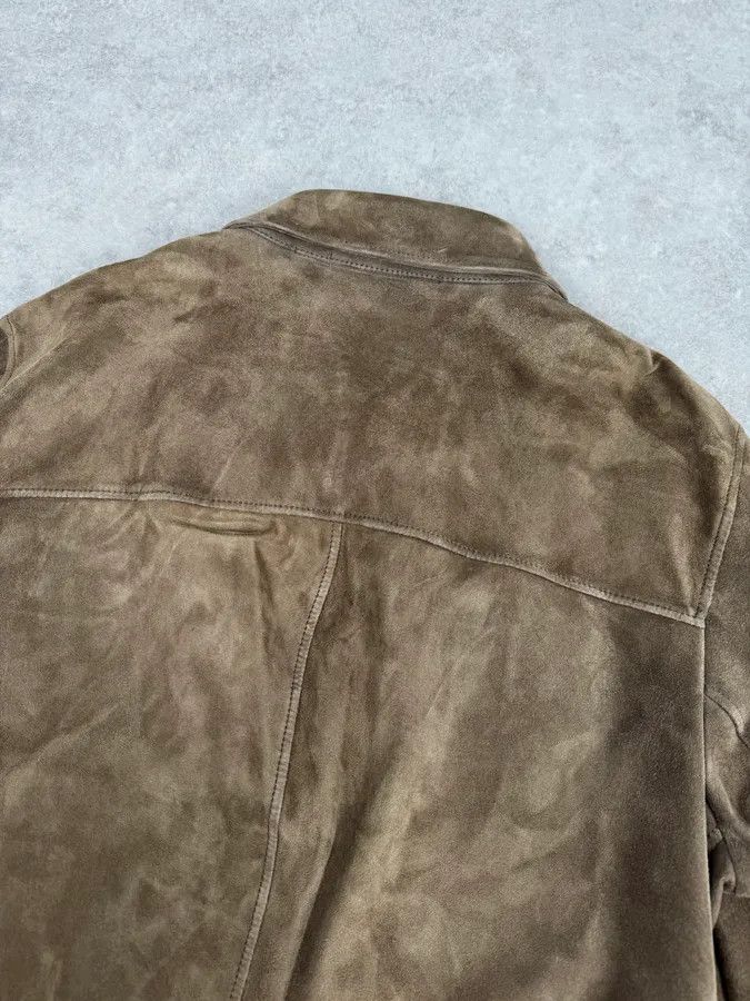 Prada AW2007 Prada Beige Brown Suede Front Pockets Leather Jacket Size US L / EU 52-54 / 3 - 6 Thumbnail
