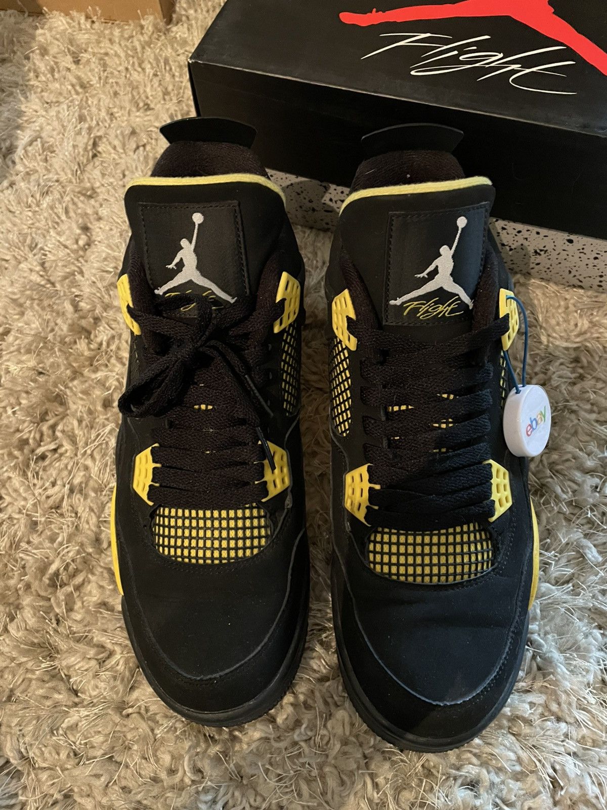 Jordan Brand Jordan 4 Thunder 2012 Size US 9 / EU 42 - 5 Thumbnail