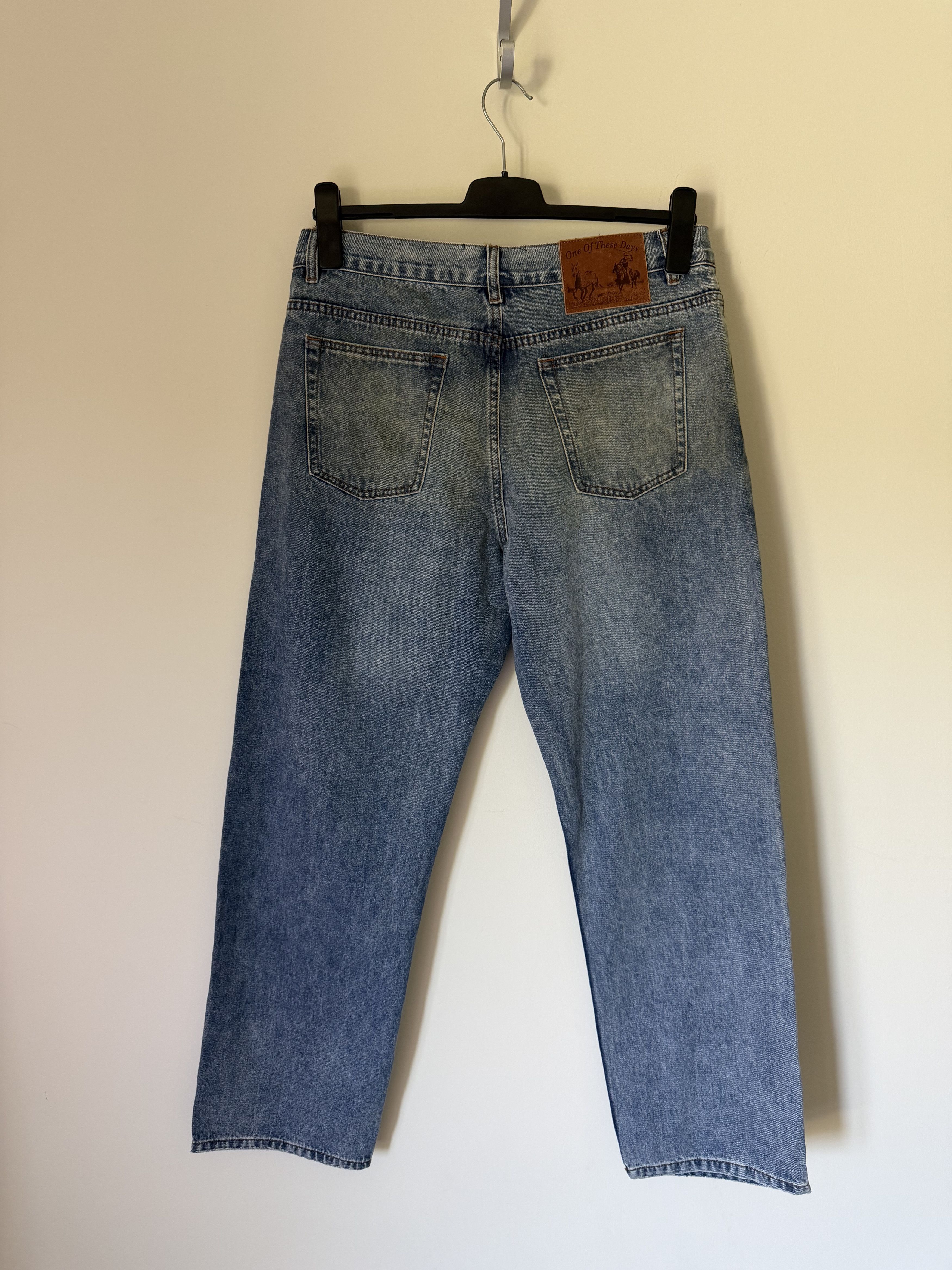 One of These Days One Of These Days All Over Print Jeans in Blue Size US 34 / EU 50 - 3 Thumbnail