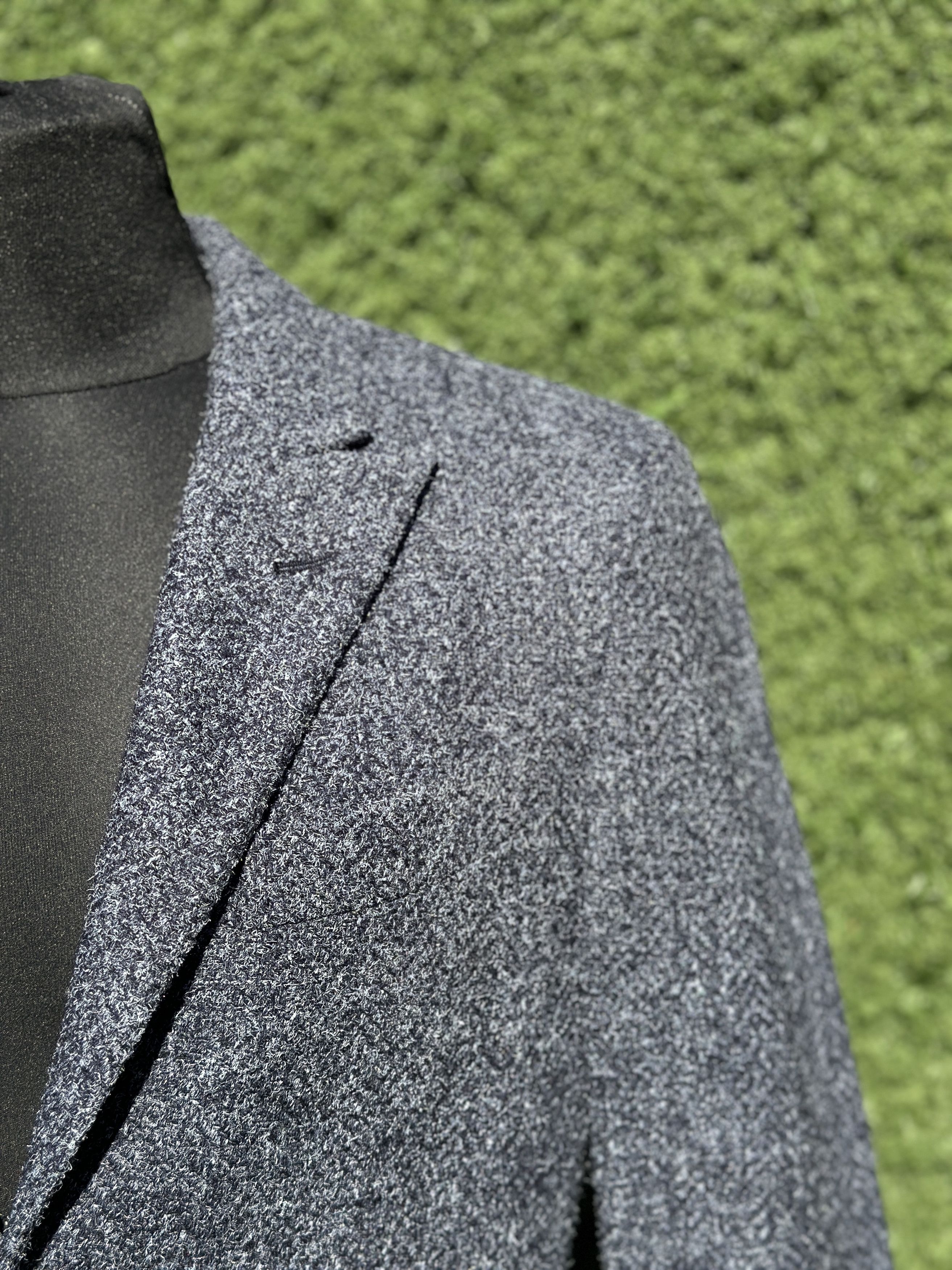 Boglioli Boglioli K-Jacket Bouclé Tweed 2 Button Patch Pockets 48R Size 48R - 11 Thumbnail
