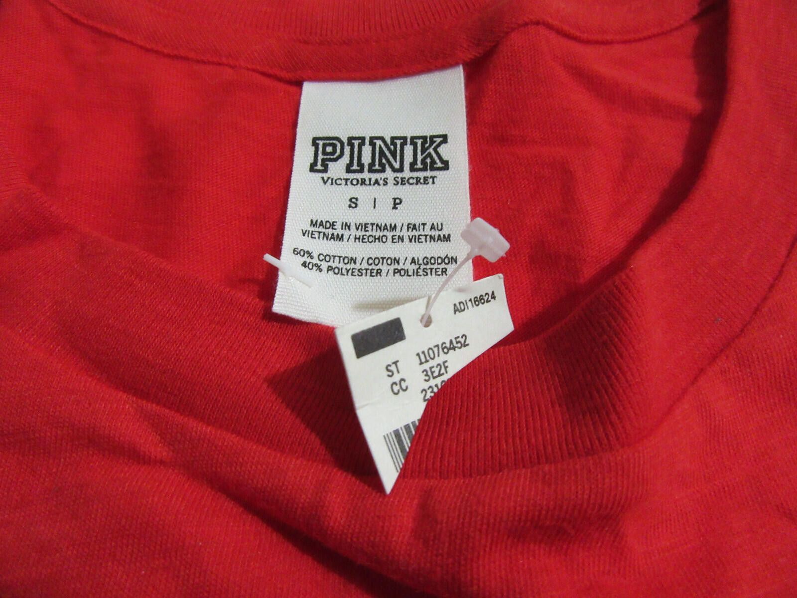 Other Victoria's Secret Pink Tank Top Red White & Blue Bling S NEW Size S / US 4 / IT 40 - 4 Thumbnail