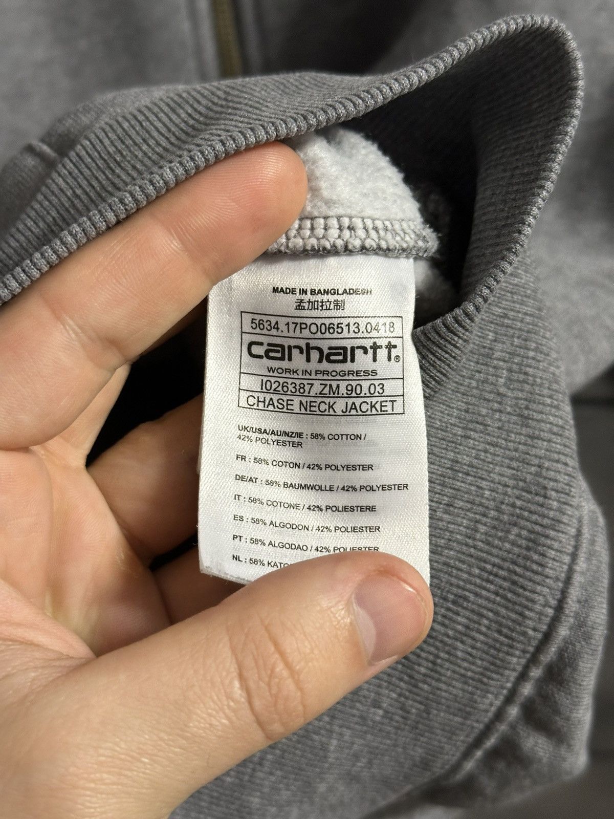 Carhartt Rare Zip Sweatshirt Carhartt Work In Progress. Y2K Size US M / EU 48-50 / 2 - 10 Thumbnail