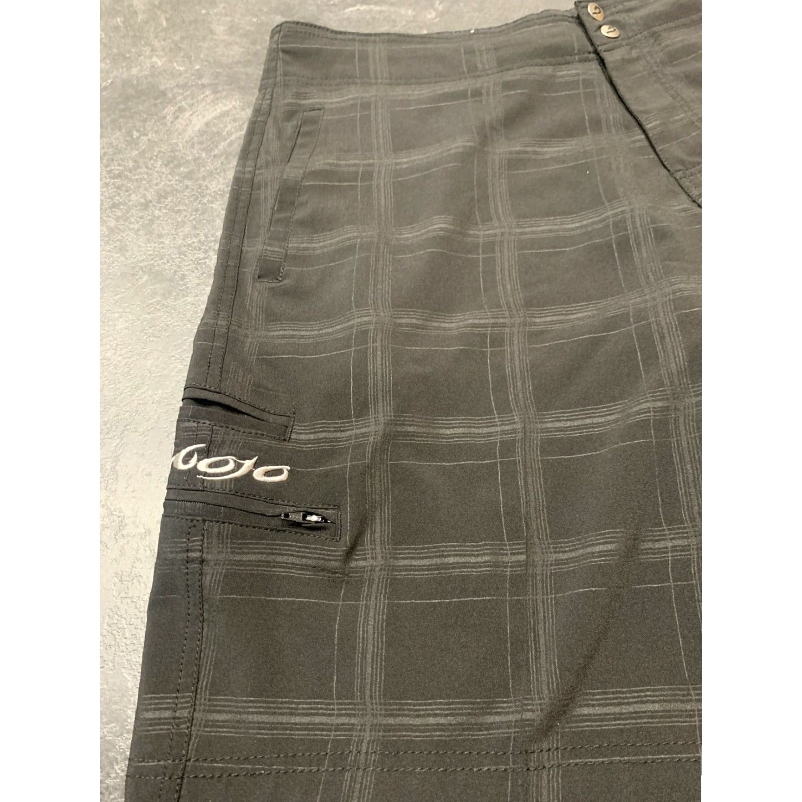 Vintage Mojo Swim Shorts 36 Black Solid Men’s Surfing Beach Vacation Board Shorts Size US 36 / EU 52 - 3 Thumbnail