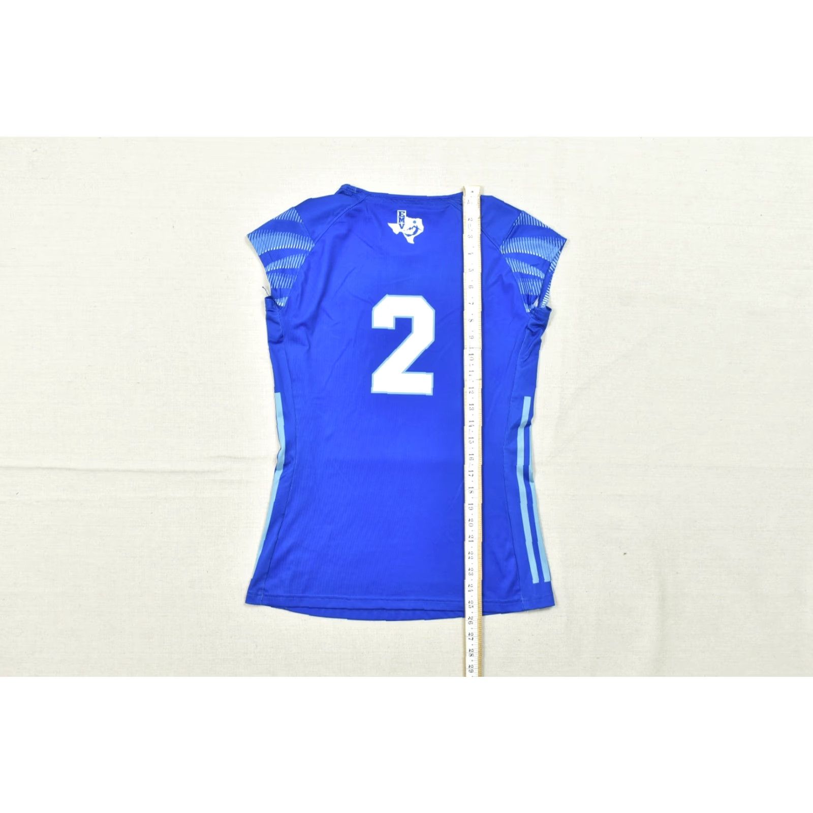Adidas Adidas Volleyball EMV 2 Blue Sleeveless Jersey Women's Size S Recycled Polye] Size S / US 4 / IT 40 - 4 Thumbnail