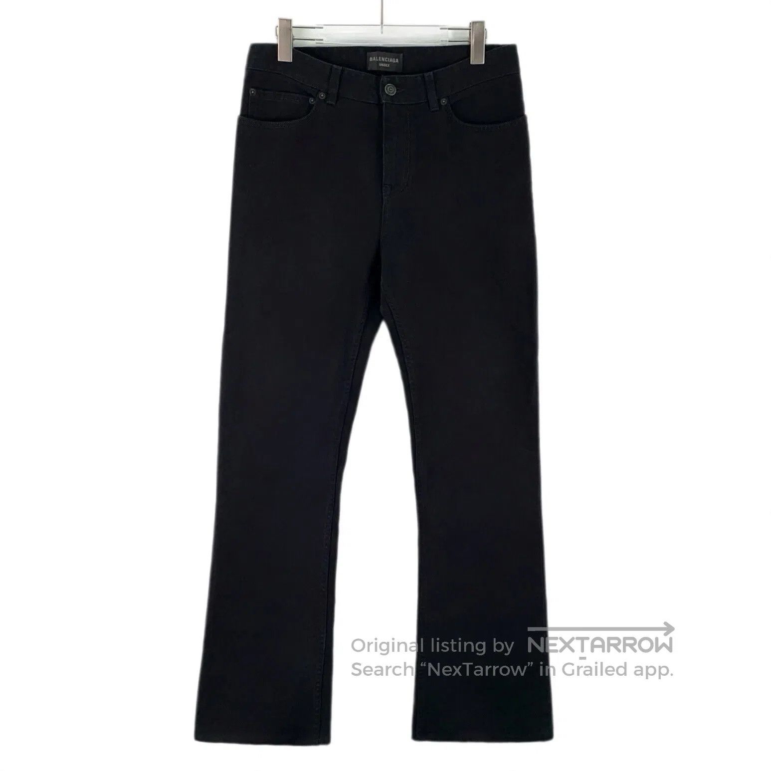 Balenciaga Balenciaga size L Black cotton casual denim long pants| Size US 27 - 1 Thumbnail