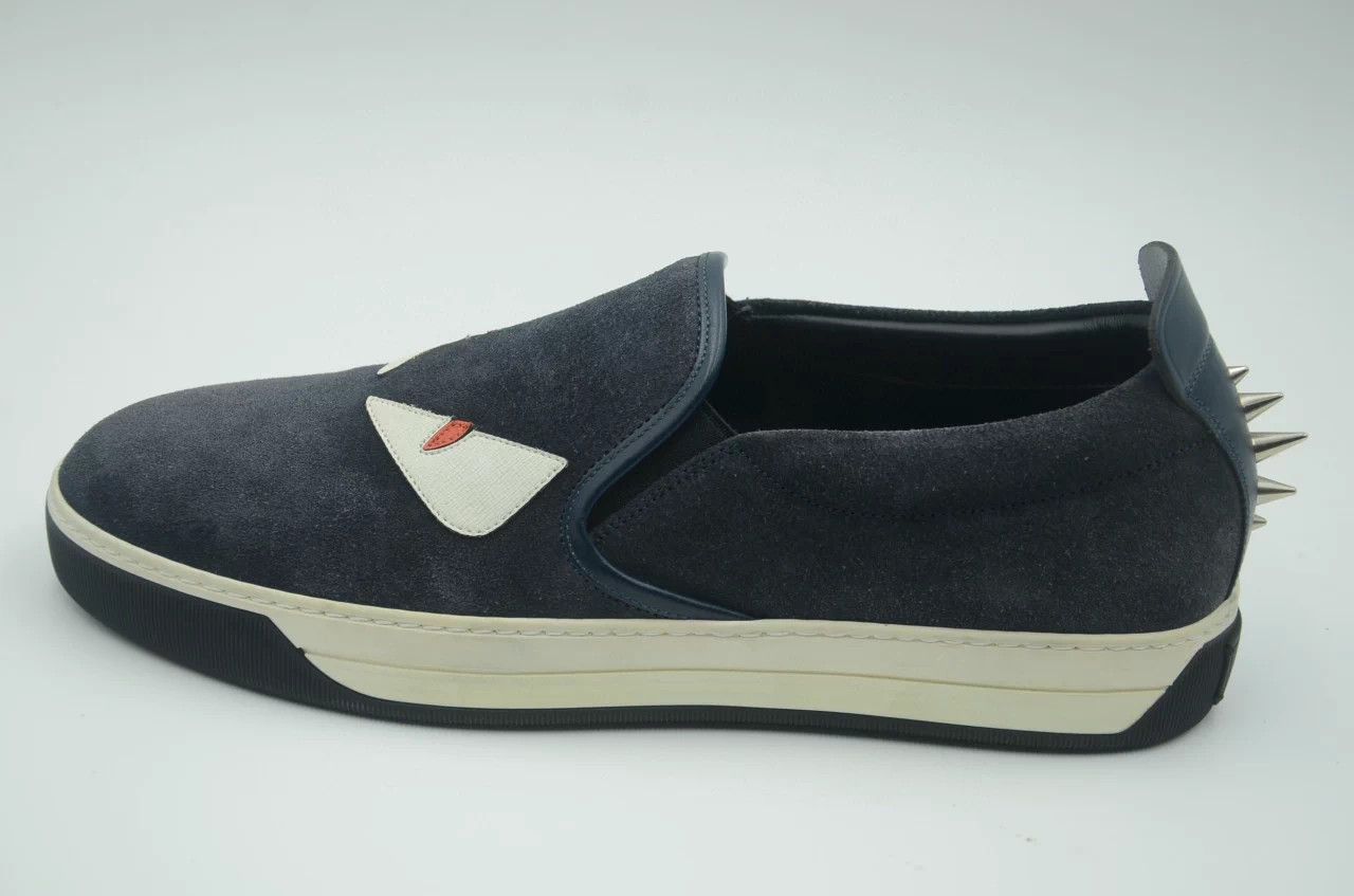 Fendi Fendi Bag Bugs Rivet Full Leather Casual Sneaker Size US 8 / EU 41 - 5 Thumbnail