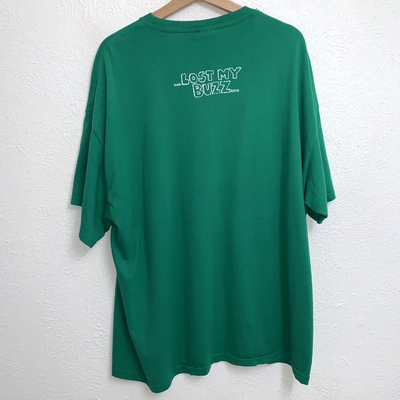 Hanes 2. It preserves the key details: "Green Shirt," "Double-Sided," "2XL. Size US XXL / EU 58 / 5 - 2 Thumbnail