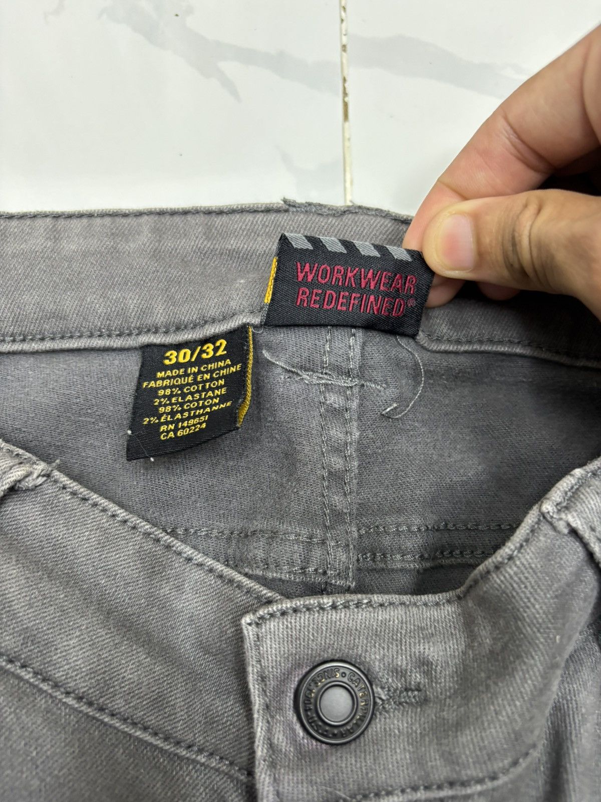Caterpillar 🔥CATERPILLAR Double Knee Workwear Carpenter Pant Nice Faded Size US 30 / EU 46 - 13 Thumbnail