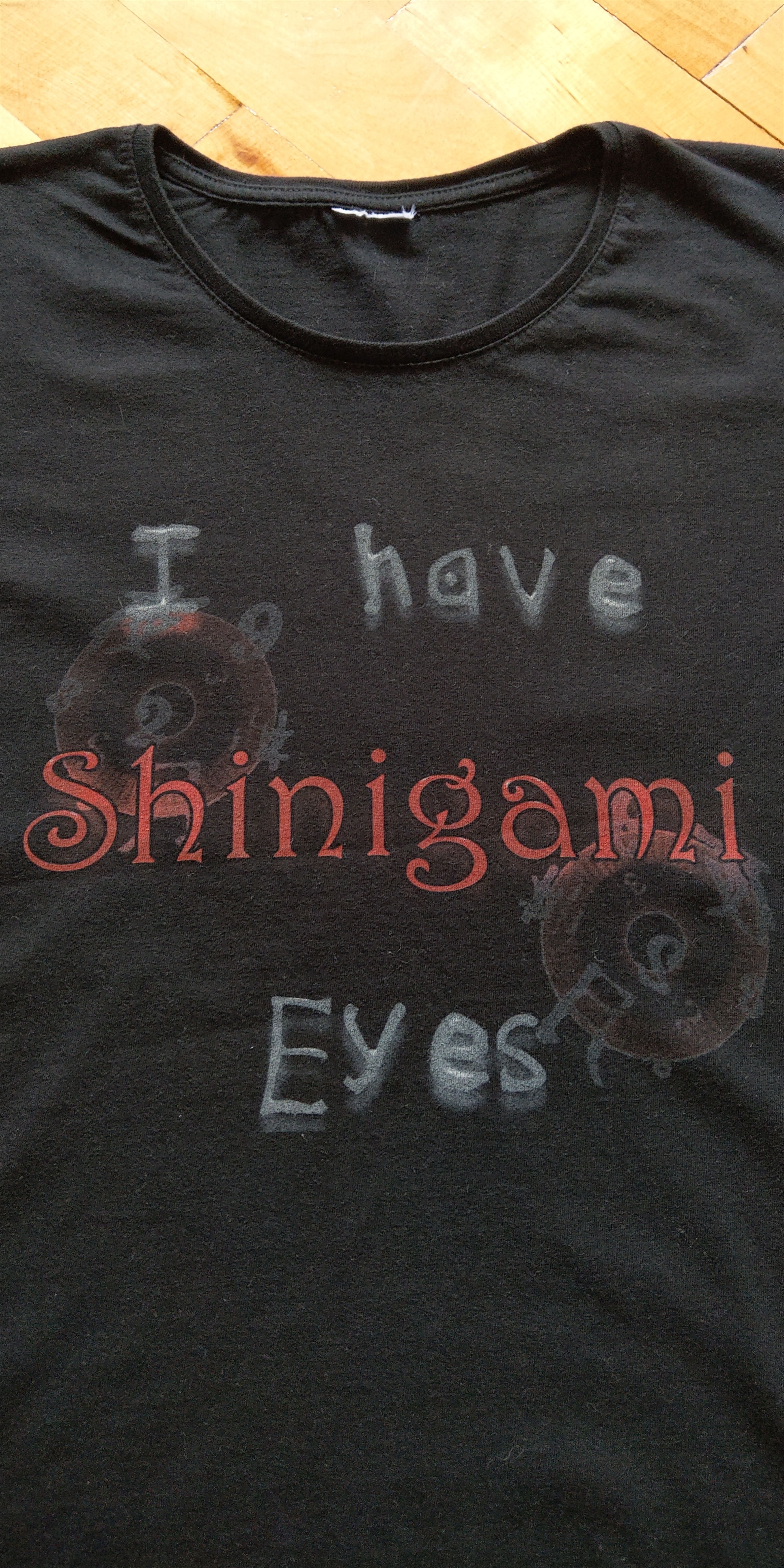 Anime Mega Rare Death Note SHINIGAMI EYES Shirt Anime Goth alt emo Size US M / EU 48-50 / 2 - 1 Thumbnail