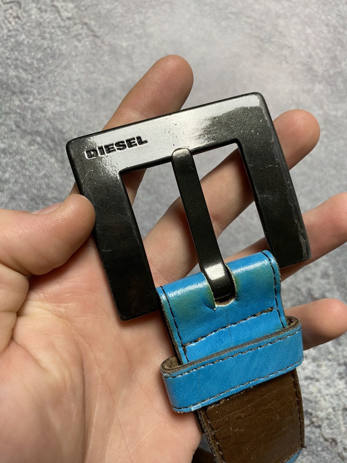 Diesel × Vintage Diesel belt vintage leather Size ONE SIZE - 5 Thumbnail