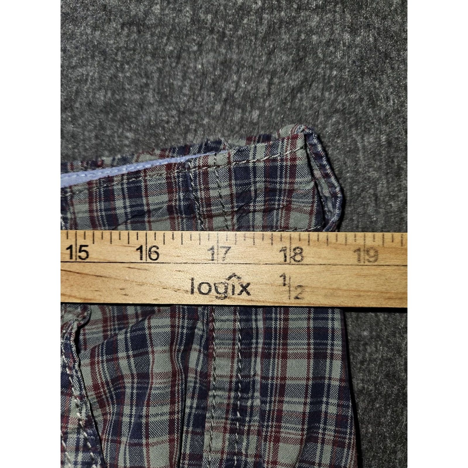 Tommy Hilfiger Tommy Hilfiger Shorts Mens 34 Multicolor Plaid Cargo 100% Cotton Pockets Casual Size US 34 / EU 50 - 3 Thumbnail