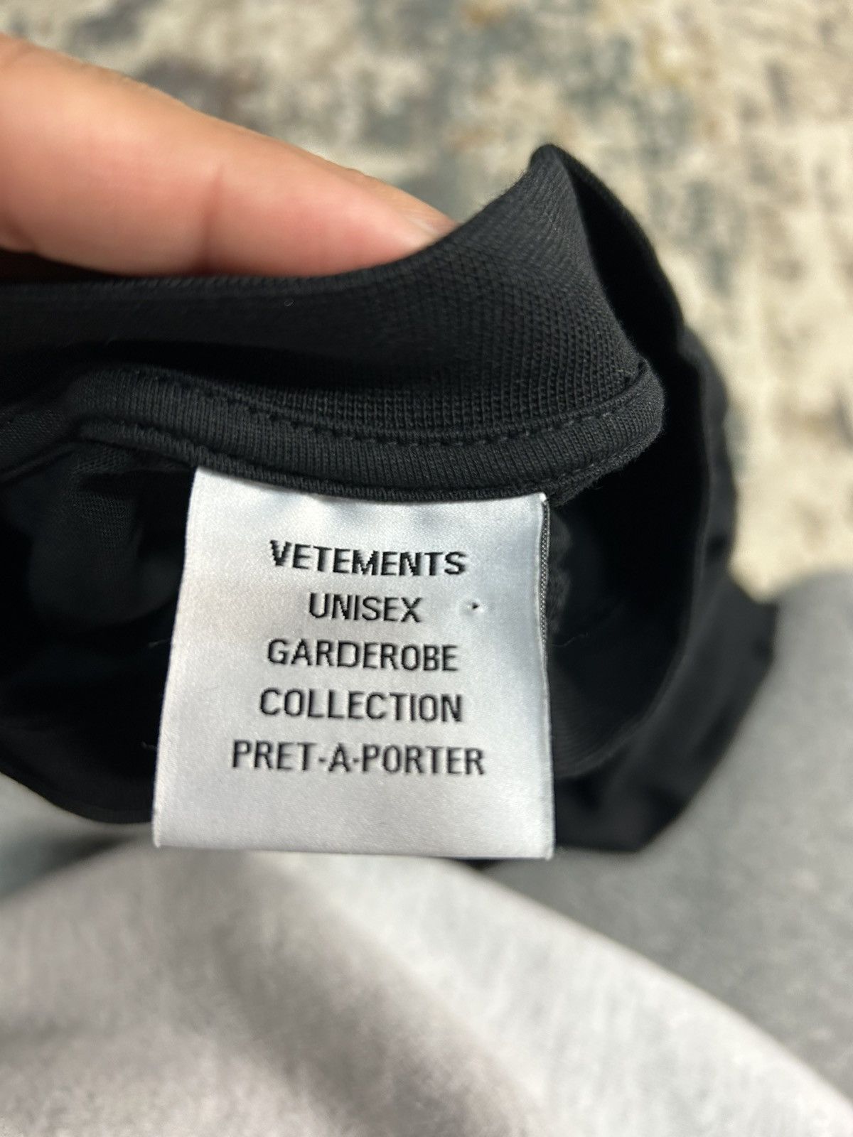 Vetements 2021 Polizei T-Shirt