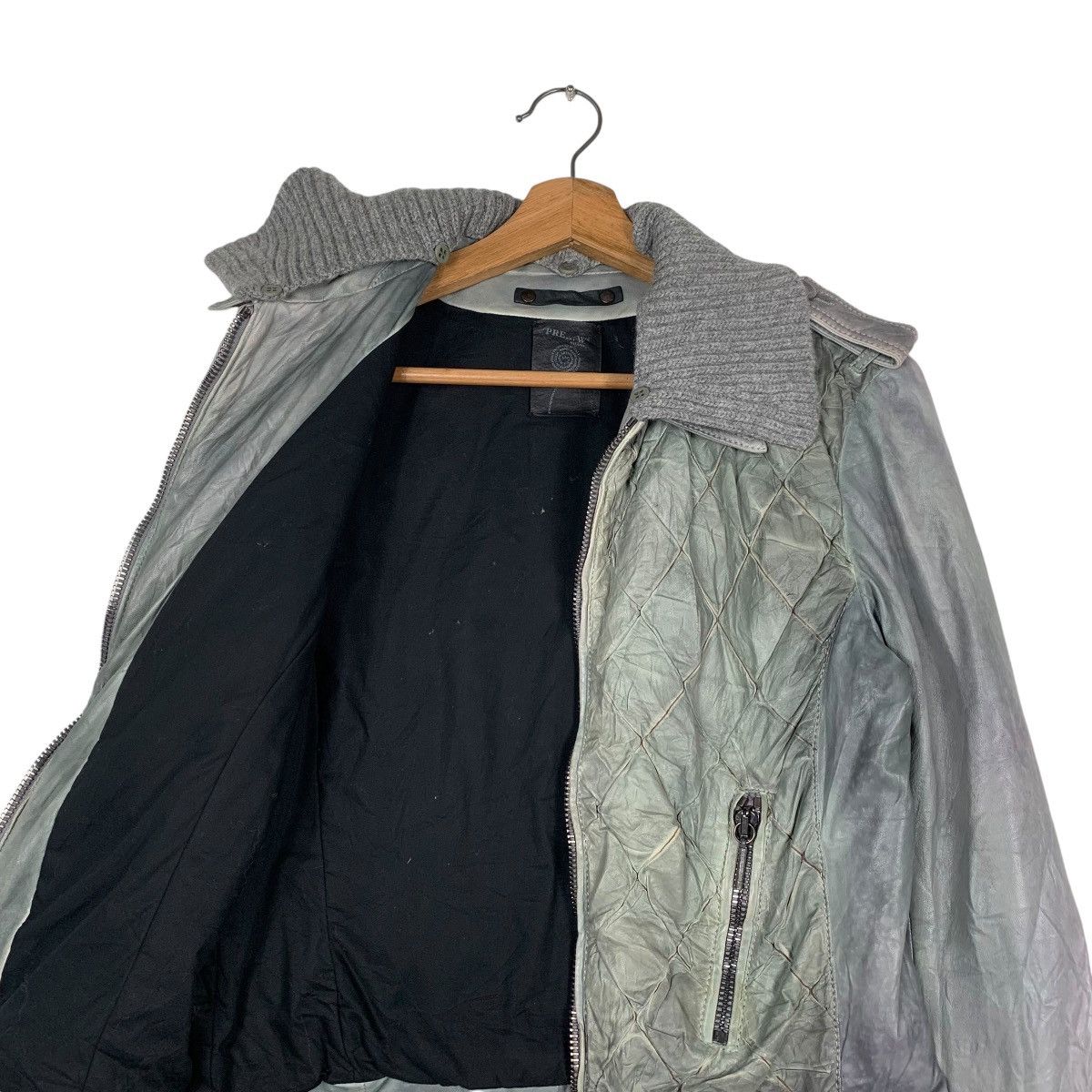 Other Nice Design Pre.. W Milano Artisanal Crop Leather Jacket Size M / US 6-8 / IT 42-44 - 10 Thumbnail