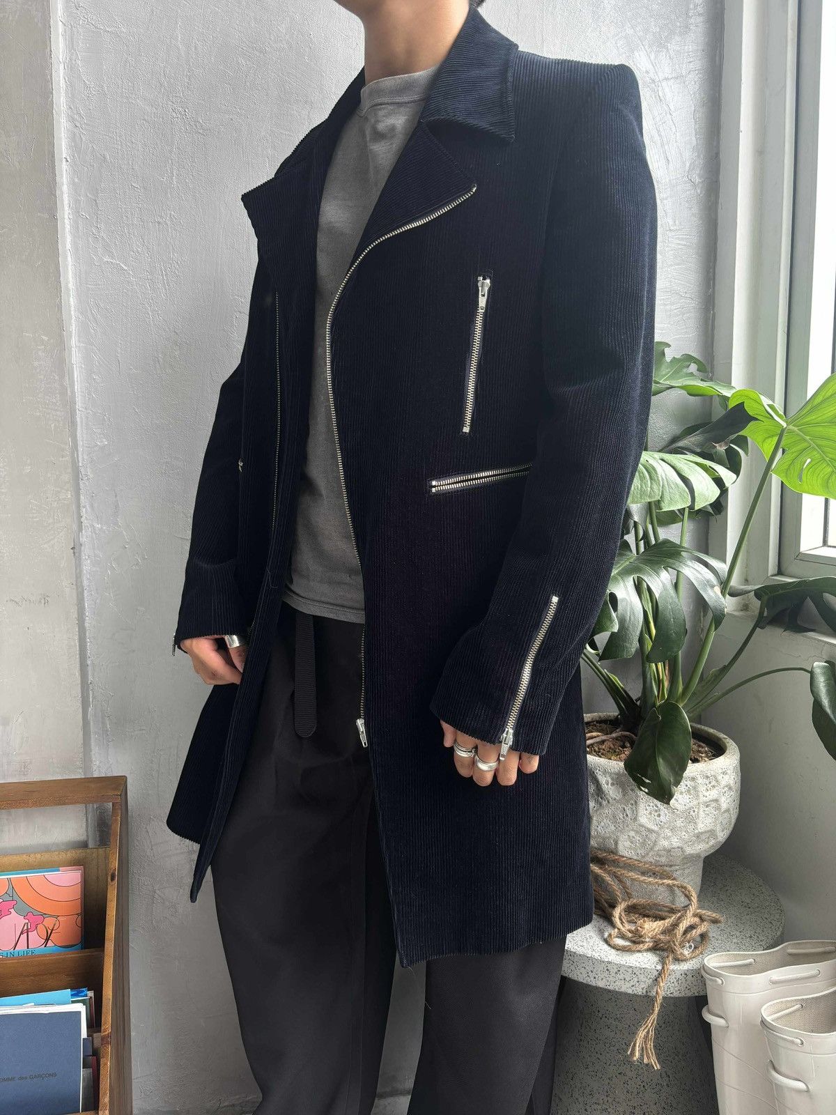 Raf Simons A/W2003 “Closer” Sample Riders Coat in Corduroy Size US M / EU 48-50 / 2 - 4 Thumbnail