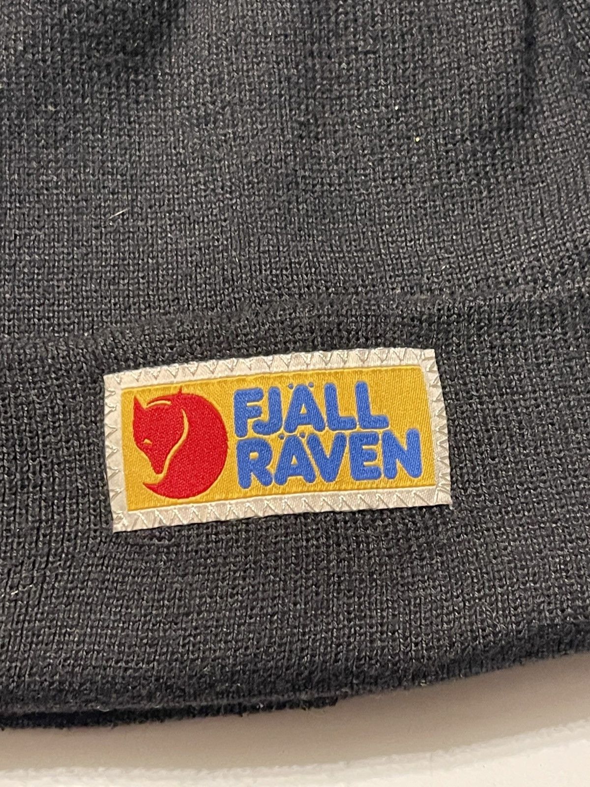 Fjallraven Fjallraven Vardag Classic Beanie Black Knit Hat Winter Cap Size ONE SIZE - 3 Thumbnail