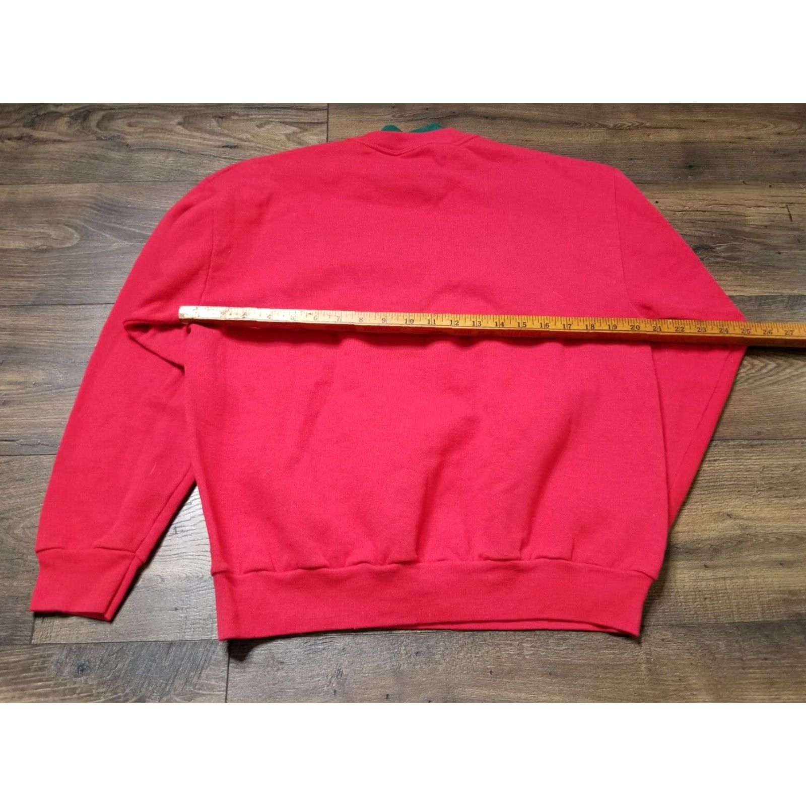 Endless VINTAGE Endless Designs Sweatshirt Pullover Shirt Womens M Red 90s Dog Christmas Puppy Sweatshirt Size M / US 6-8 / IT 42-44 - 2 Thumbnail