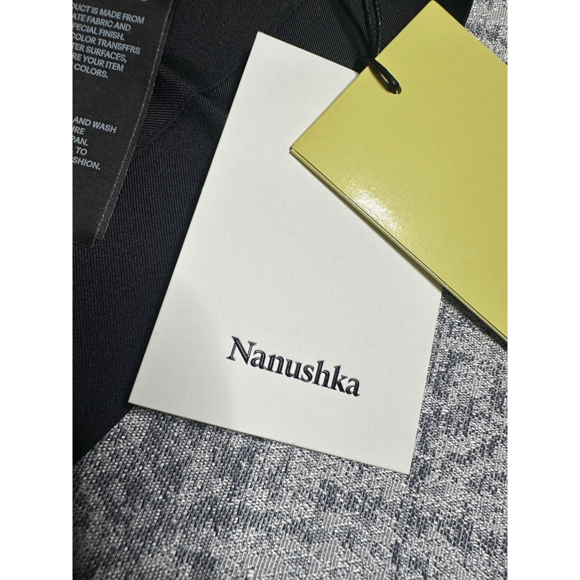 Nanushka Nanushka Valley Silk Cropped Twill Long Sleeve PY Jama Shirt Size L / US 10 / IT 46 - 7 Thumbnail