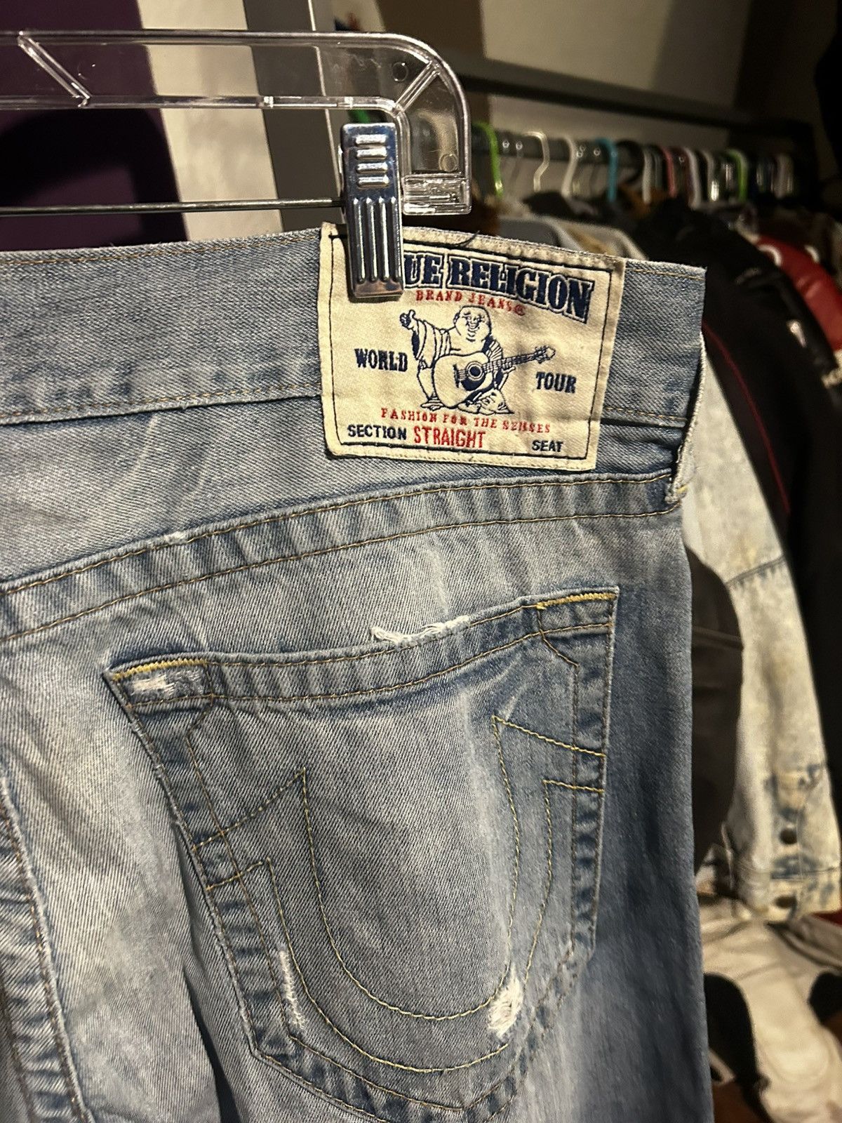 True Religion True Religion Straight Cut Jeans Size US 36 / EU 52 - 6 Thumbnail