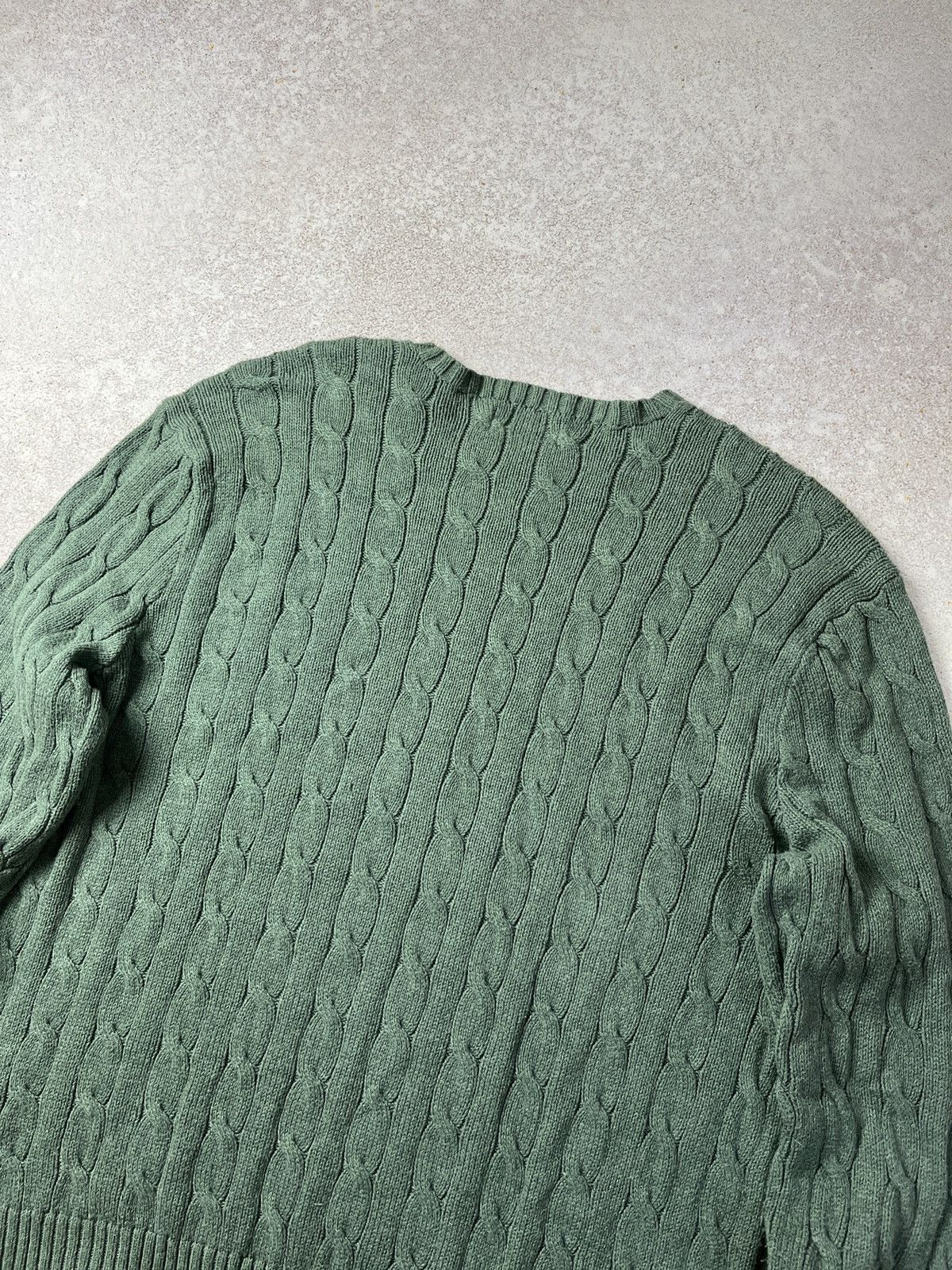 Polo Ralph Lauren DDP Polo Ralph Lauren Cable-Knit Sweater Small Logo Size US XL / EU 56 / 4 - 5 Thumbnail