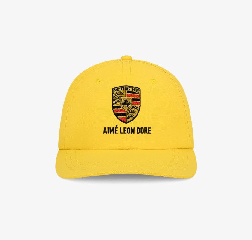 Aime Leon Dore × Porsche Design Aime Leon Dore ALD / Porsche Nylon Logo Hat Aspen Gold Size ONE SIZE - 1 Thumbnail