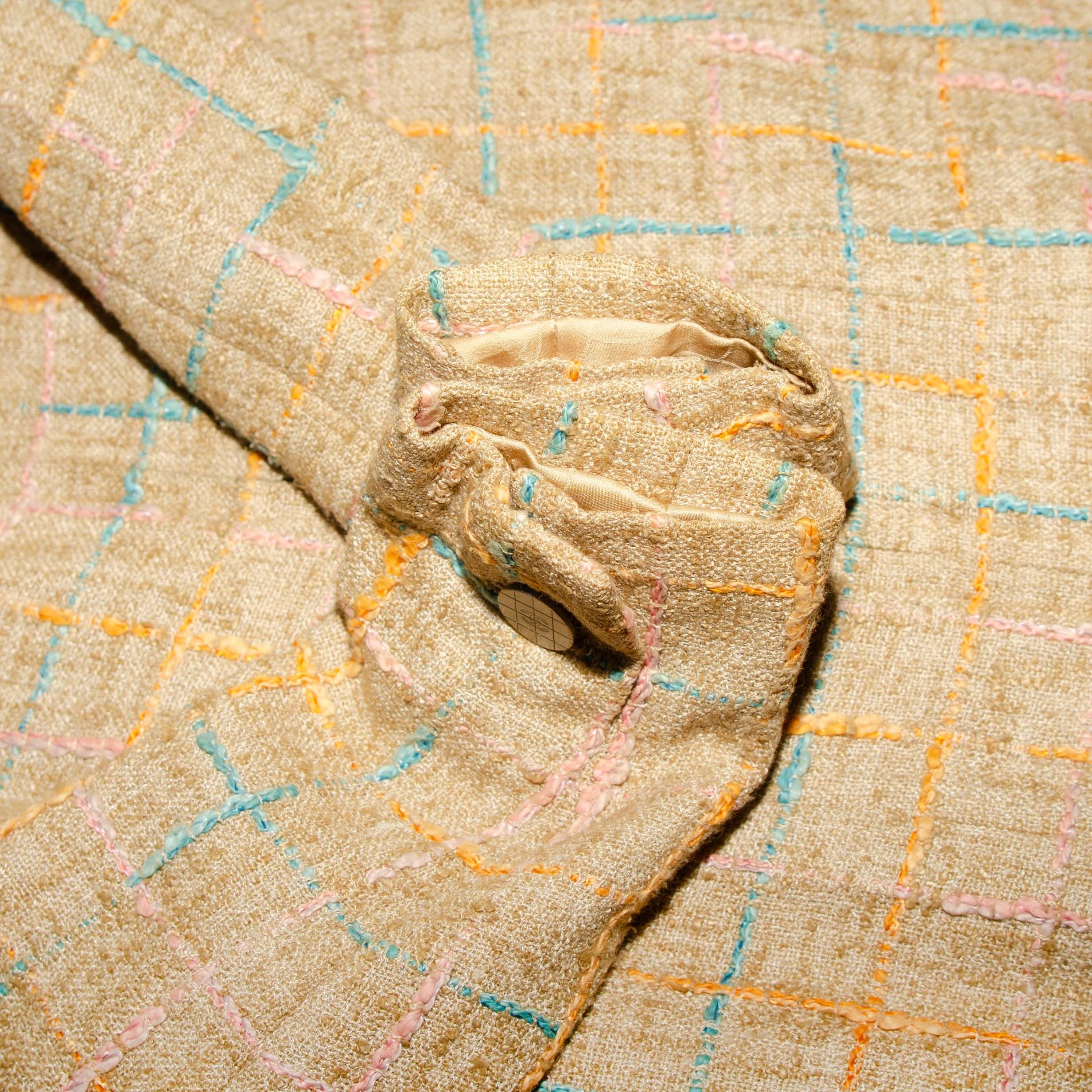 Chanel Chanel Spring 2001 Vintage tweed Jacket Size XS / US 0-2 / IT 36-38 - 7 Thumbnail
