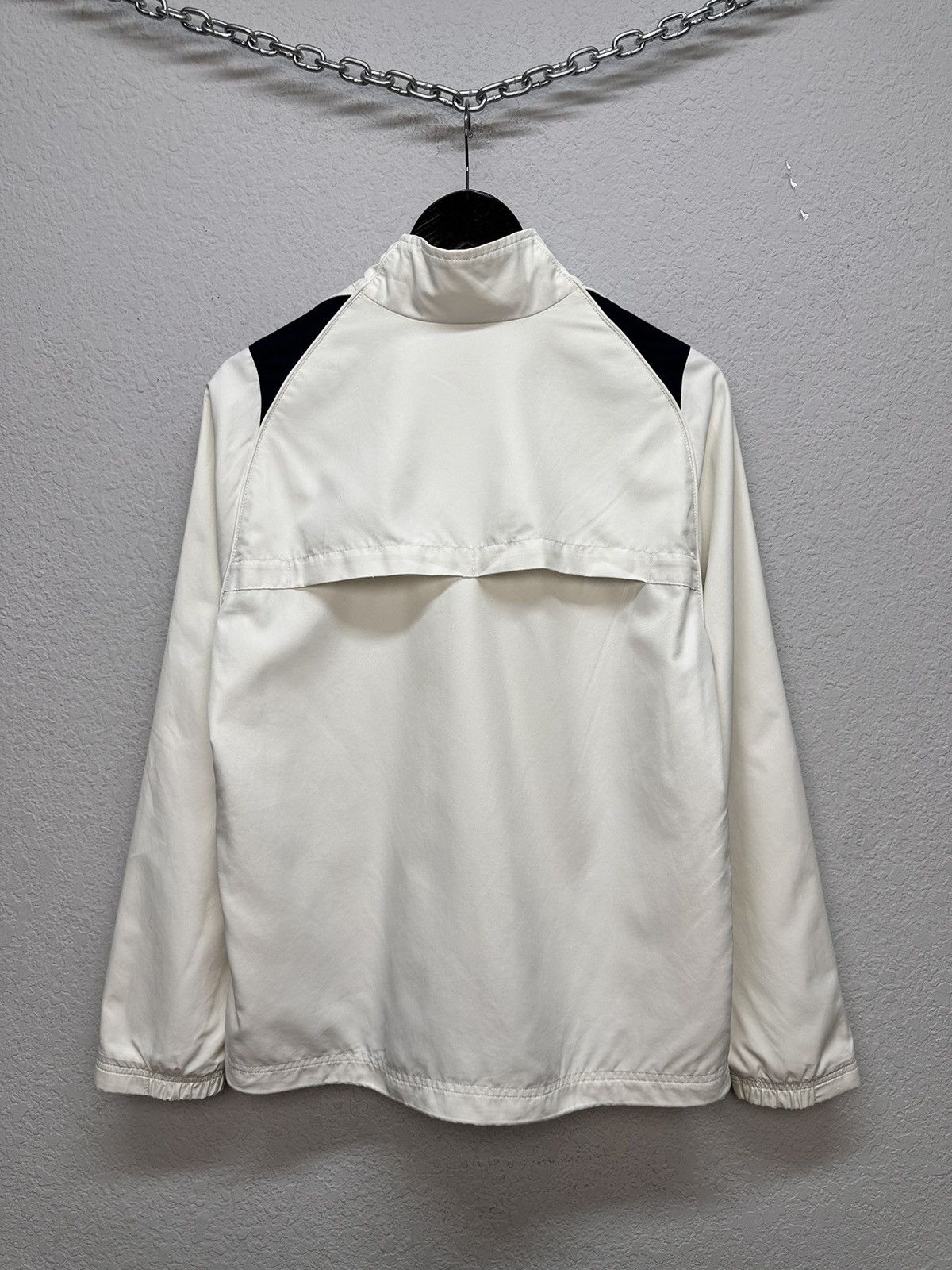 Nike Rare Nike white track jacket minimal Y2K Nylon streetwear Size US S / EU 44-46 / 1 - 12 Thumbnail