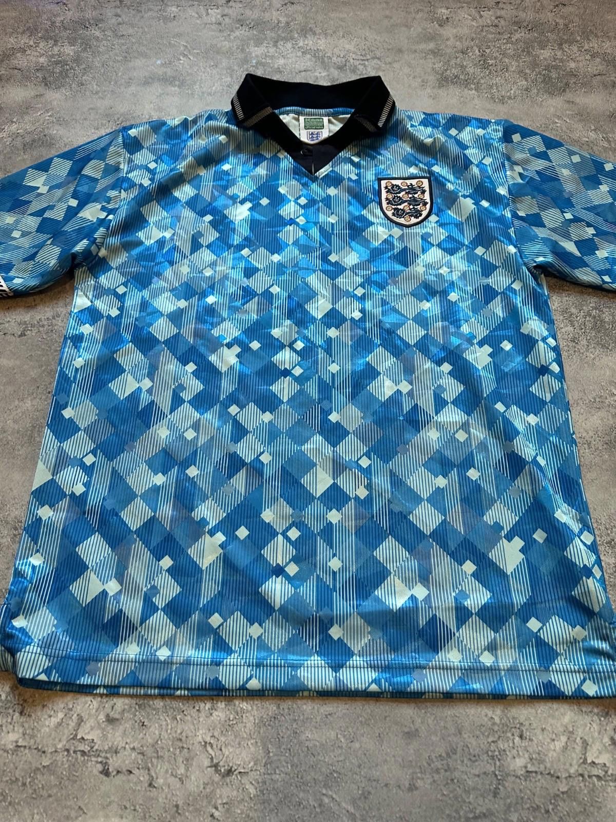 Other England 1990/92 Third Score Draw Football Shirt Soccer Jerse Size US L / EU 52-54 / 3 - 4 Thumbnail