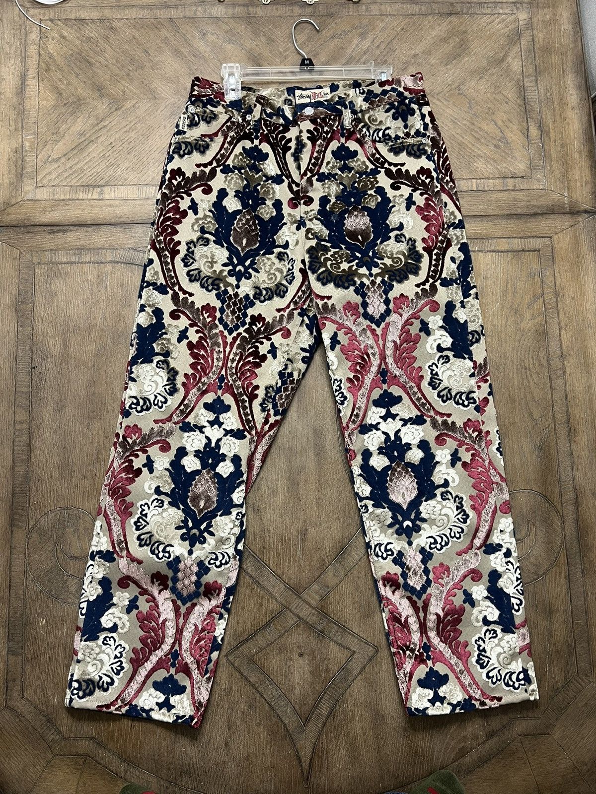 Stussy Stussy Floral Jacquard Big Ol Jeans | Grailed