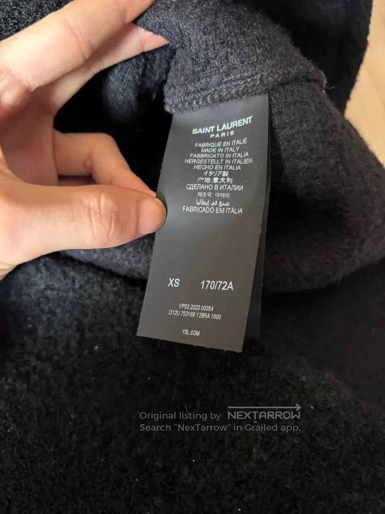 Saint Laurent Paris Saint Laurent Paris Black fluffy lamb jacket Size US XS / EU 42 / 0 - 4 Thumbnail