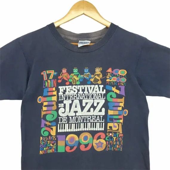 Band Tees Vtg Music Festival International De Jazz Montreal Tee Shirt Size US S / EU 44-46 / 1 - 2 Thumbnail