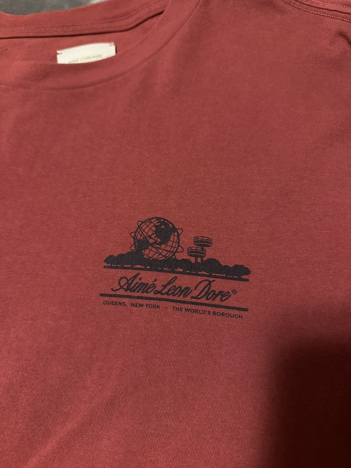 Aime Leon Dore Aime Leon Dore Unisphere Longsleeve | Burgundy Size US M / EU 48-50 / 2 - 4 Thumbnail