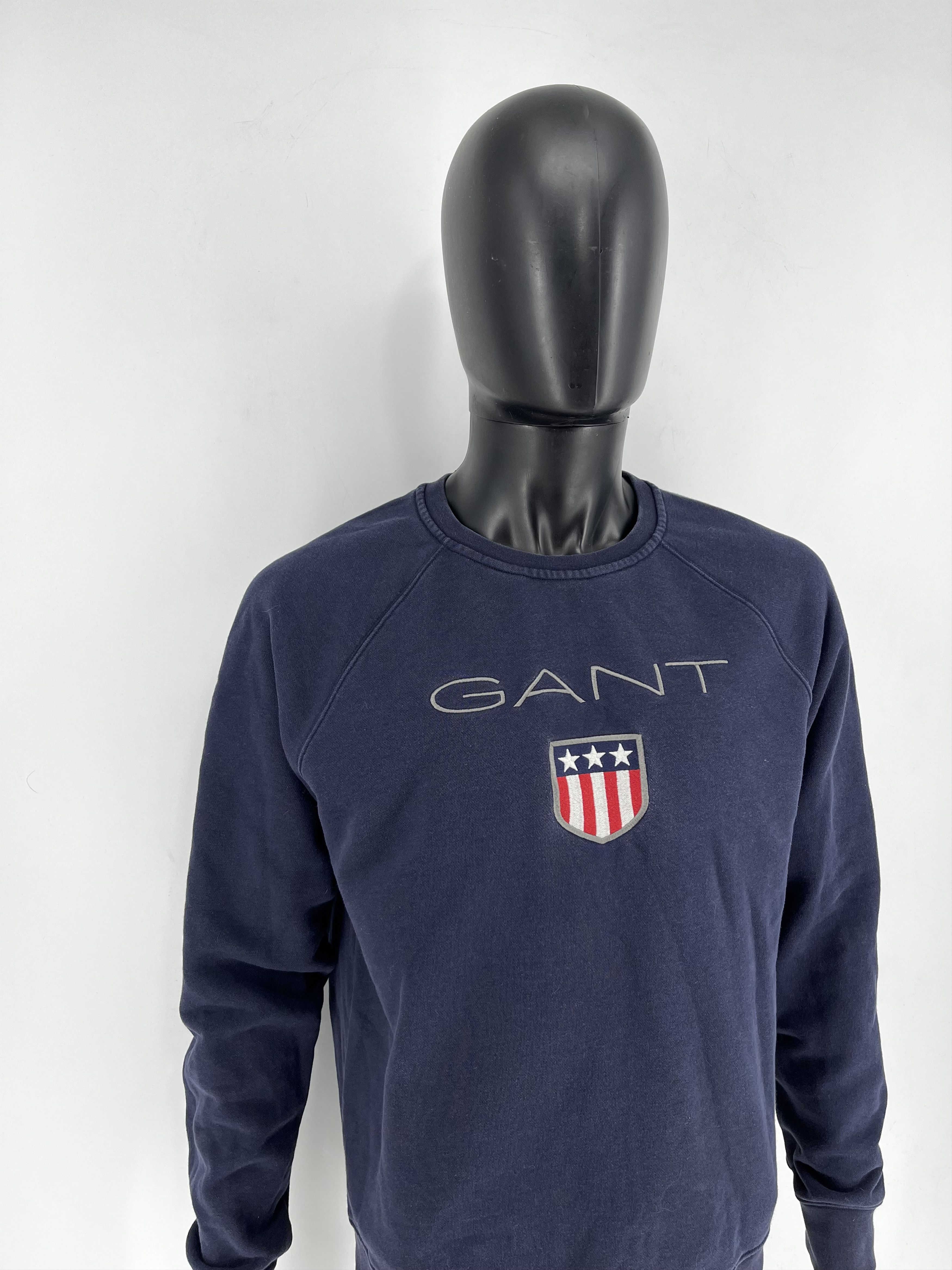 Gant × Vintage Vintage Y2K Gant plush logo sweatshirt streetwear size L Size US L / EU 52-54 / 3 - 4 Thumbnail