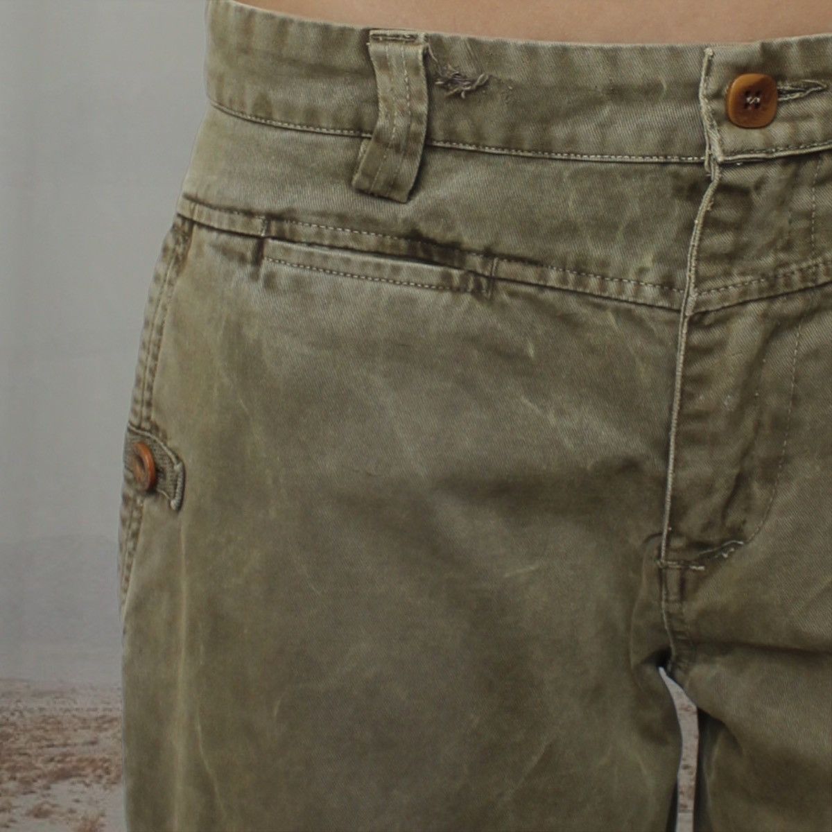 Vintage 🥑KHAKI BAGGY PANTS🥑 Size US 32 / EU 48 - 4 Thumbnail