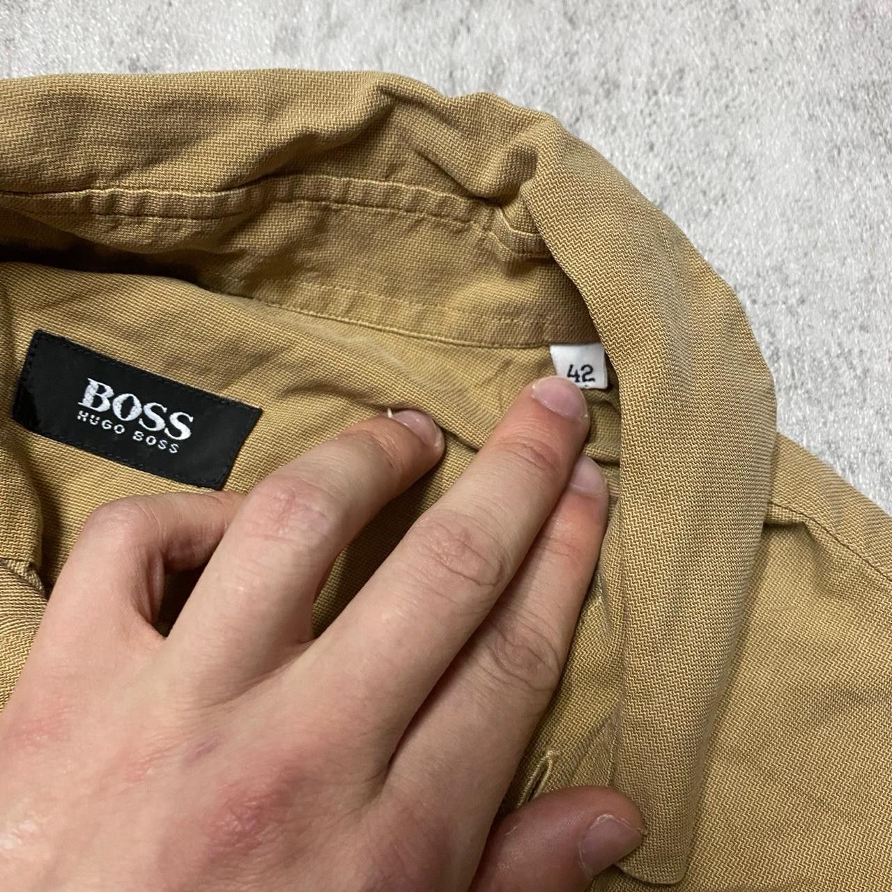 Hugo Boss Boss brown shirt vintage Size US L / EU 52-54 / 3 - 3 Thumbnail
