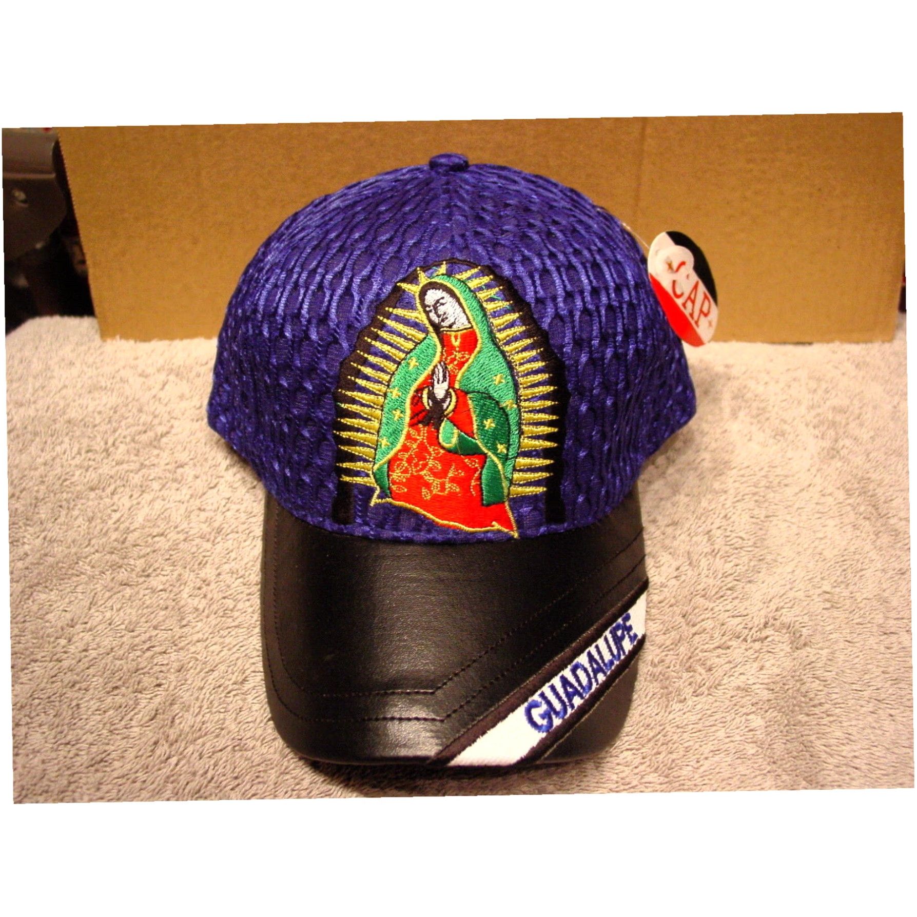 Vintage Guadalupe Number Eight Classic Style Baseball Cap in Blue Color ...