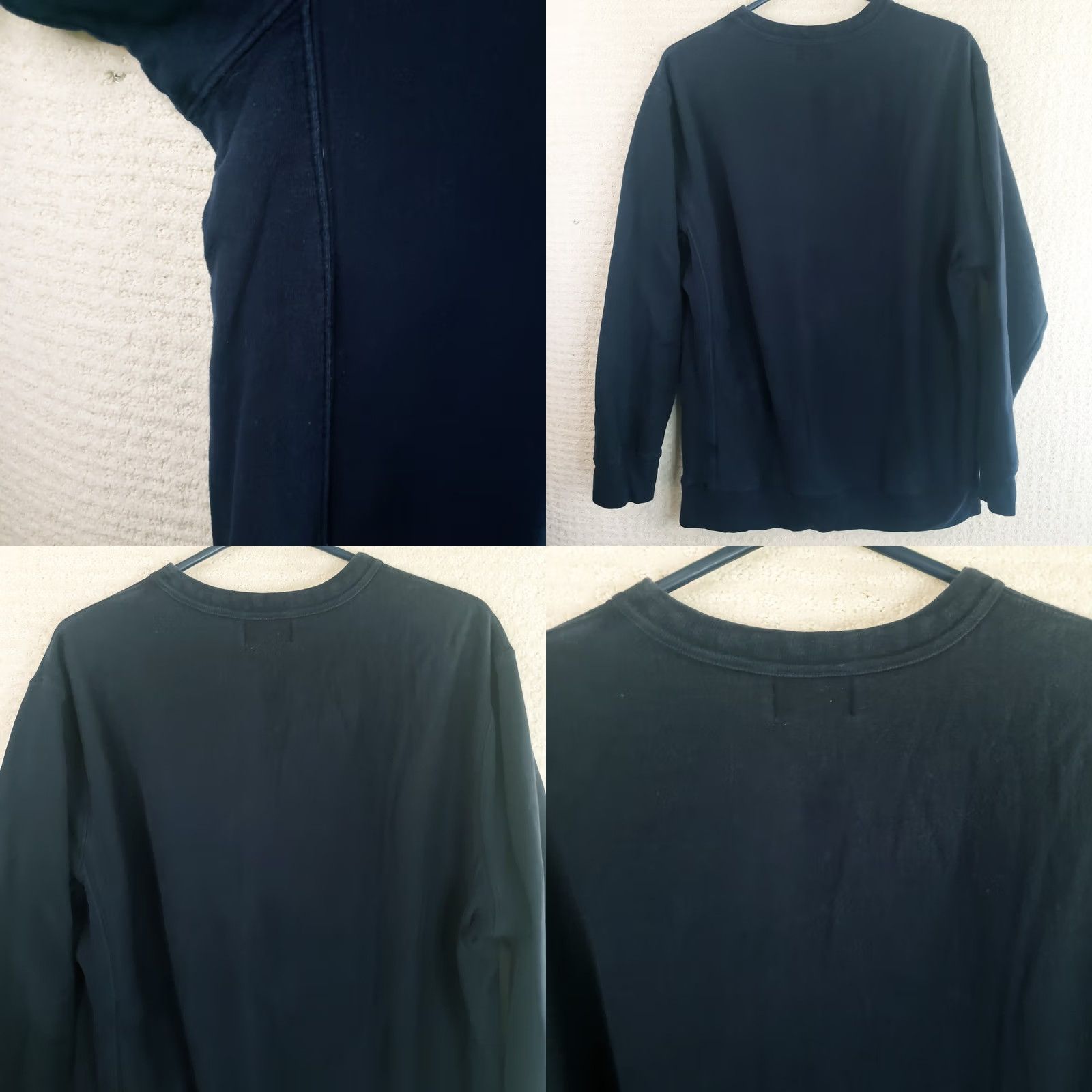 Vintage VINTAGE Polo Jeans Company Sweatshirt Crewneck Navy Blue 90s Mens Large Embroidered Logo Chest Comfort Fleece All Seasons Classic Designer Sportswear Size US L / EU 52-54 / 3 - 8 Thumbnail
