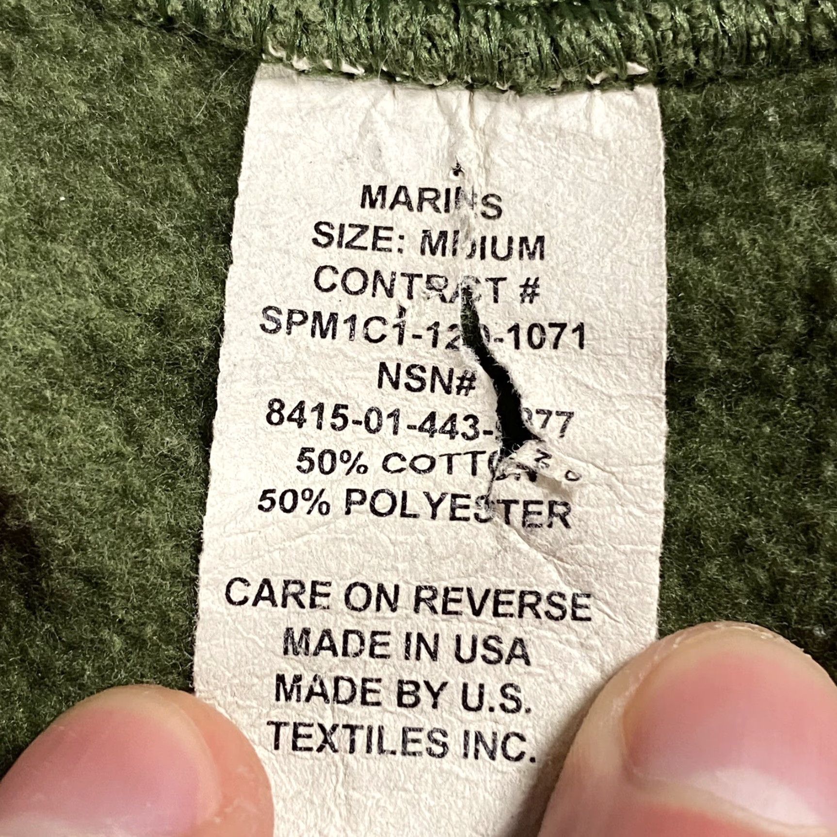 Vintage VTG US TEXTILES US MARINES PT OD GREEN SWEATSHIRT CREWNECK 50/50 USA MADE MEDIUM HOPPER GREEN MARINES PT MILITARY Mens Size US M / EU 48-50 / 2 - 5 Thumbnail