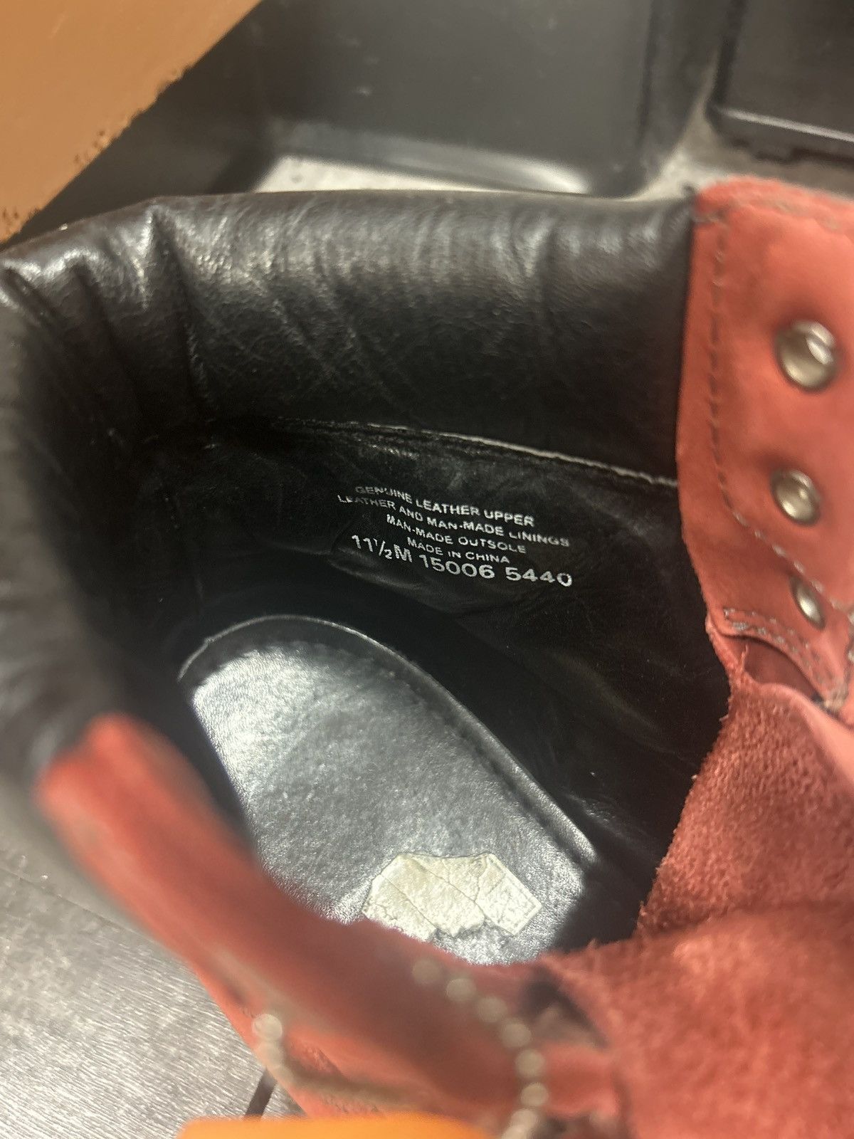 Timberland Timberlands Boots 11.5 Red with Tags Used Size US 11.5 / EU 44-45 - 6 Thumbnail