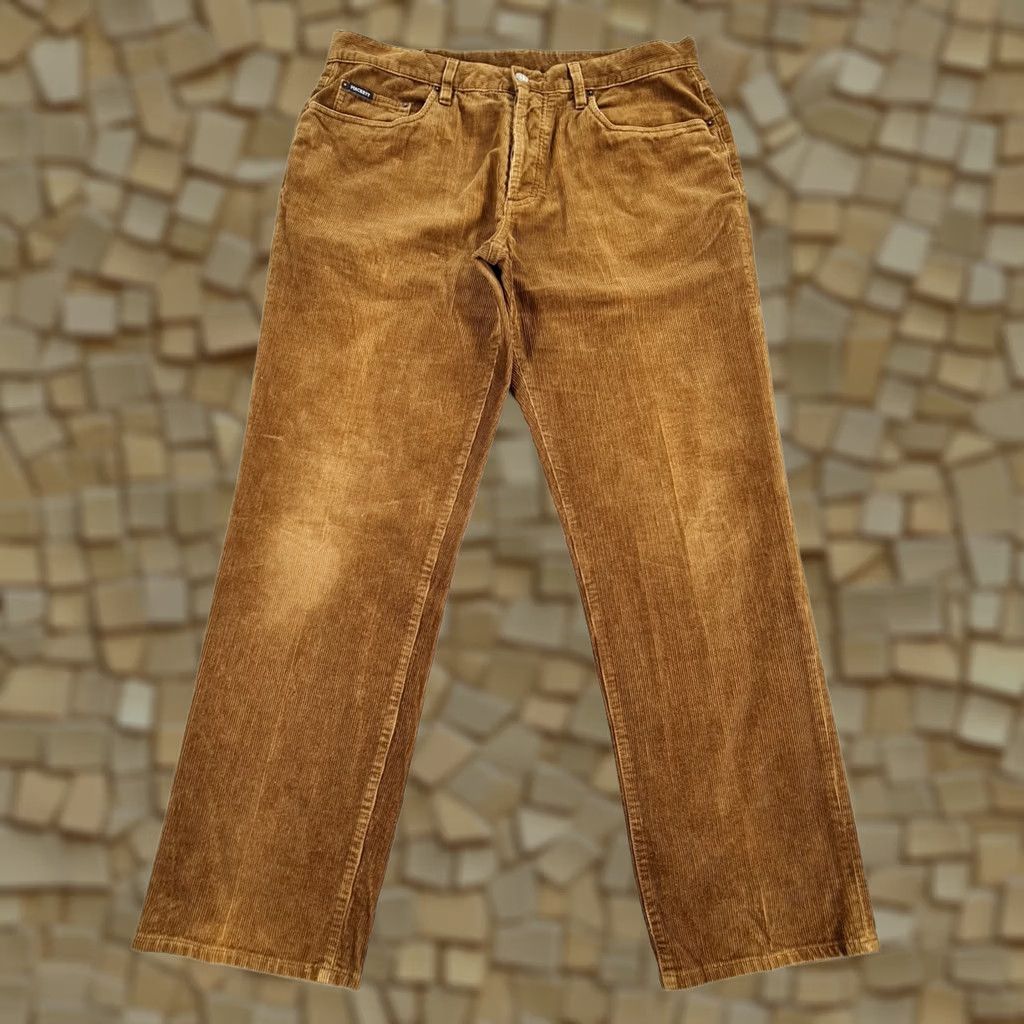 Hackett Hackett London Mens Trousers Brown Corduroy Cotton Straight Leg W36 L31 Pants Size US 36 / EU 52 - 1 Thumbnail