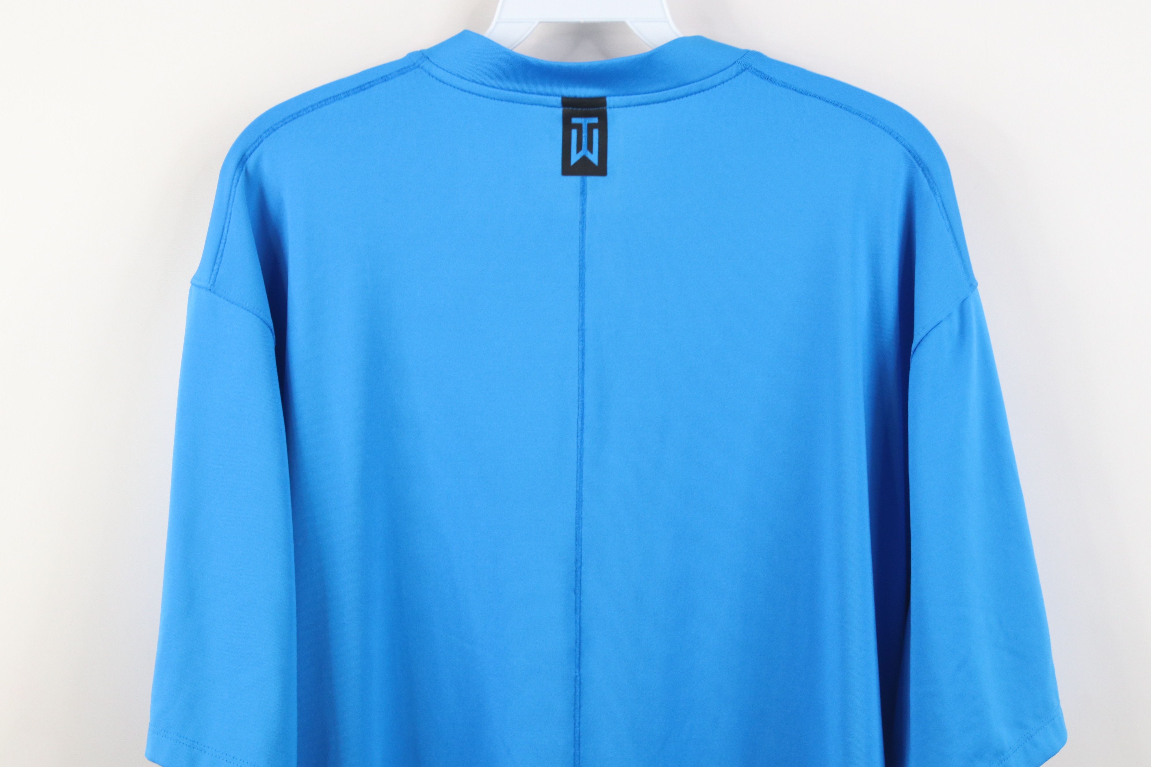 Nike Nike Golf Tiger Woods Blade Collar Golf Polo Shirt Blue Size US XL / EU 56 / 4 - 14 Thumbnail