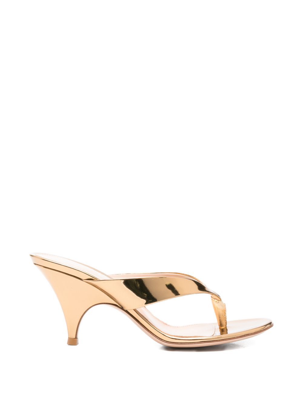 Gianvito Rossi SOFIA LEATHER THONG SANDALS Size US 6 / IT 36 - 1 Thumbnail