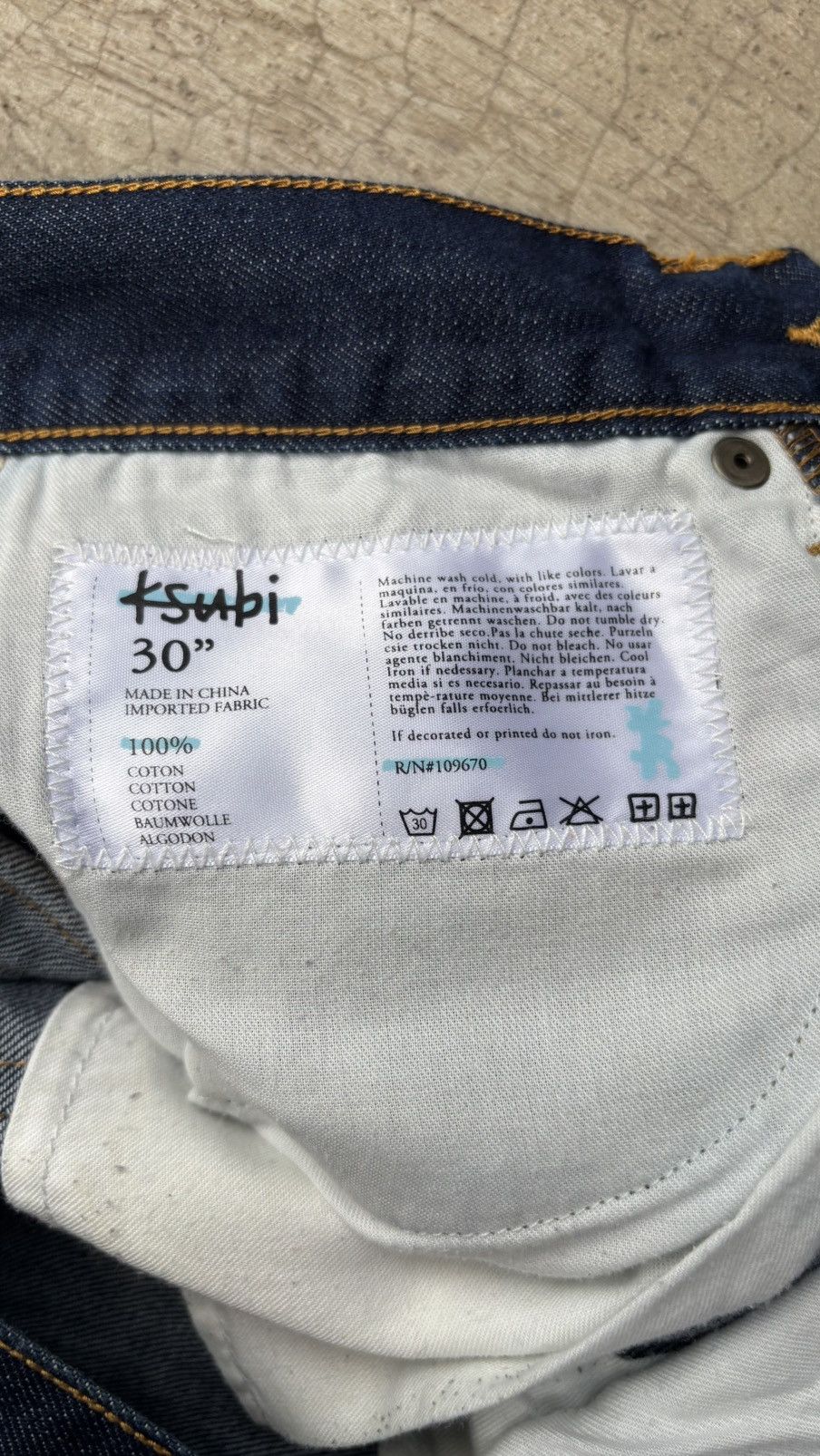 Ksubi Ksubi Denim Dee Dee Raw Rinse Indigo Size US 30 / EU 46 - 8 Thumbnail