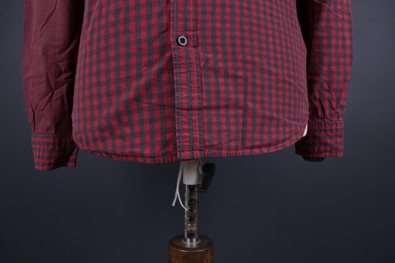 Desigual Desigual Regular Fit Red Check Button Down Shirt Size S Size US S / EU 44-46 / 1 - 3 Thumbnail