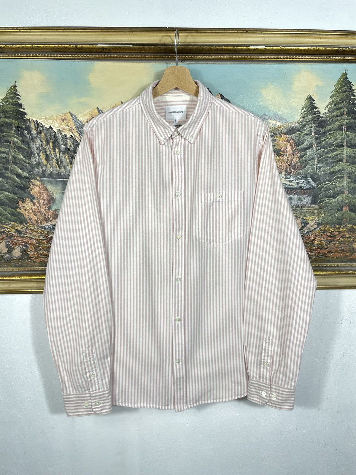 Norse Projects Norse Projects Striped Longsleeve Shirt Old Money Luxury Size US L / EU 52-54 / 3 - 1 Thumbnail