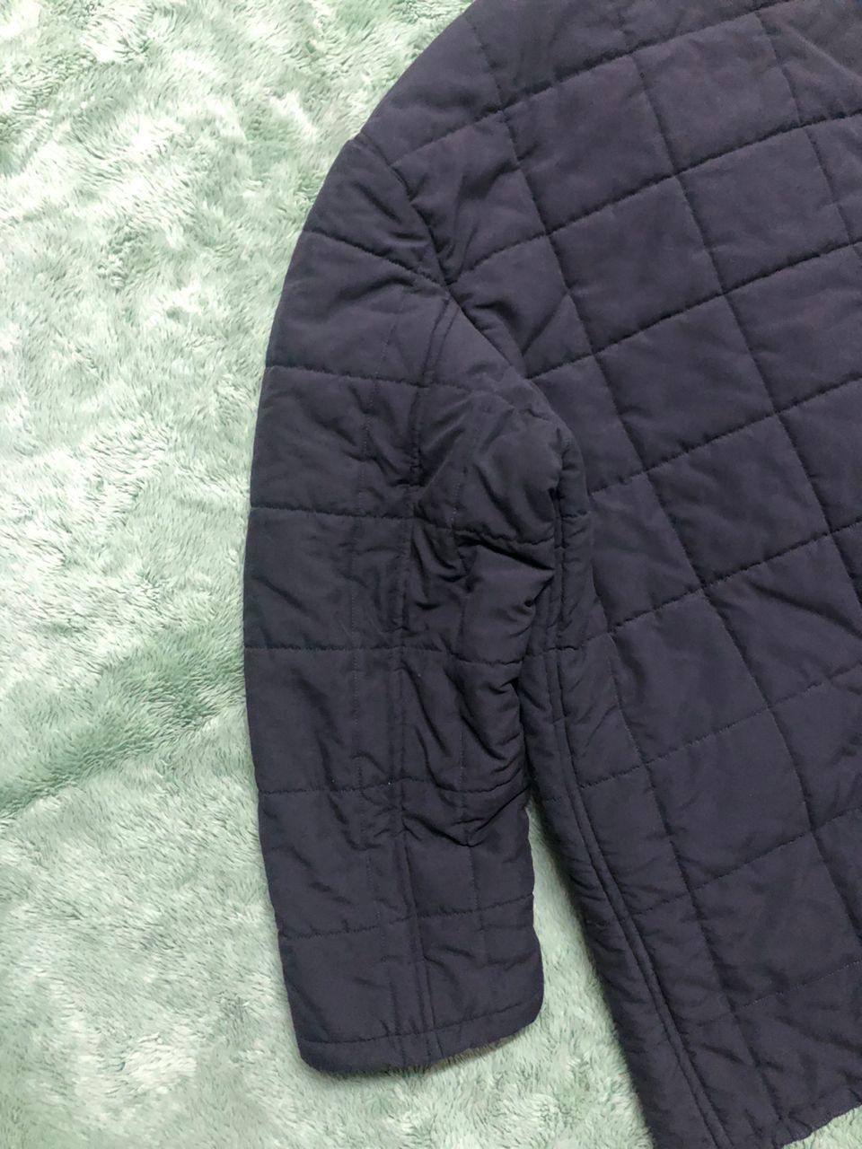 Vintage Vintage Ital Style Quilted Down Coat Jacket Leather Collar Size US XL / EU 56 / 4 - 15 Thumbnail
