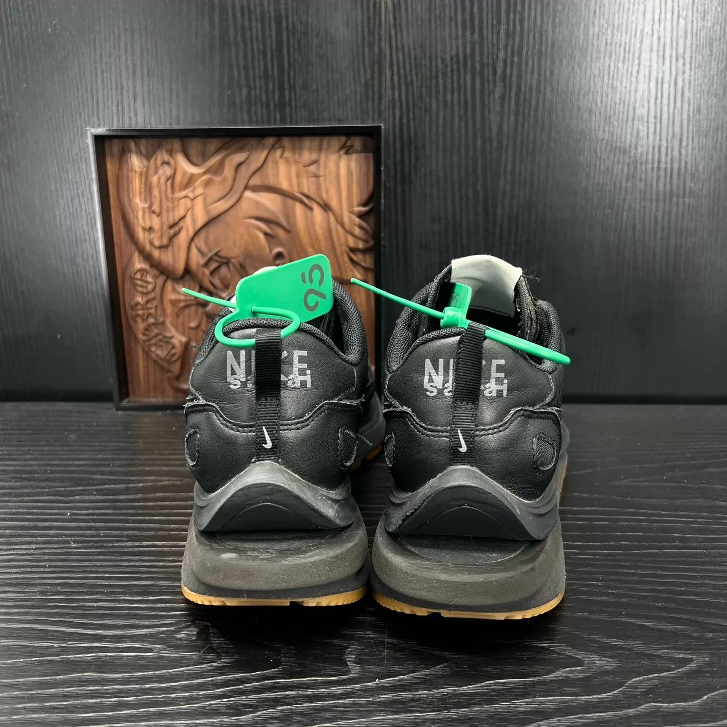 Nike sacai vaporwaffle black gum 42.5 new boxed Size US 9.5 / EU 42-43 - 5 Thumbnail