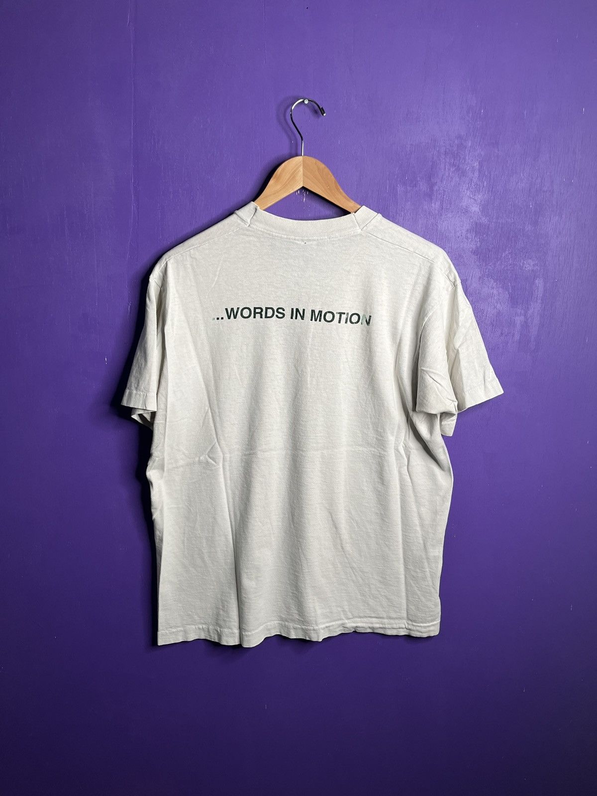 Band Tees × Vintage Vintage 90s Stand up words in motion band t-shirt Size US L / EU 52-54 / 3 - 2 Thumbnail